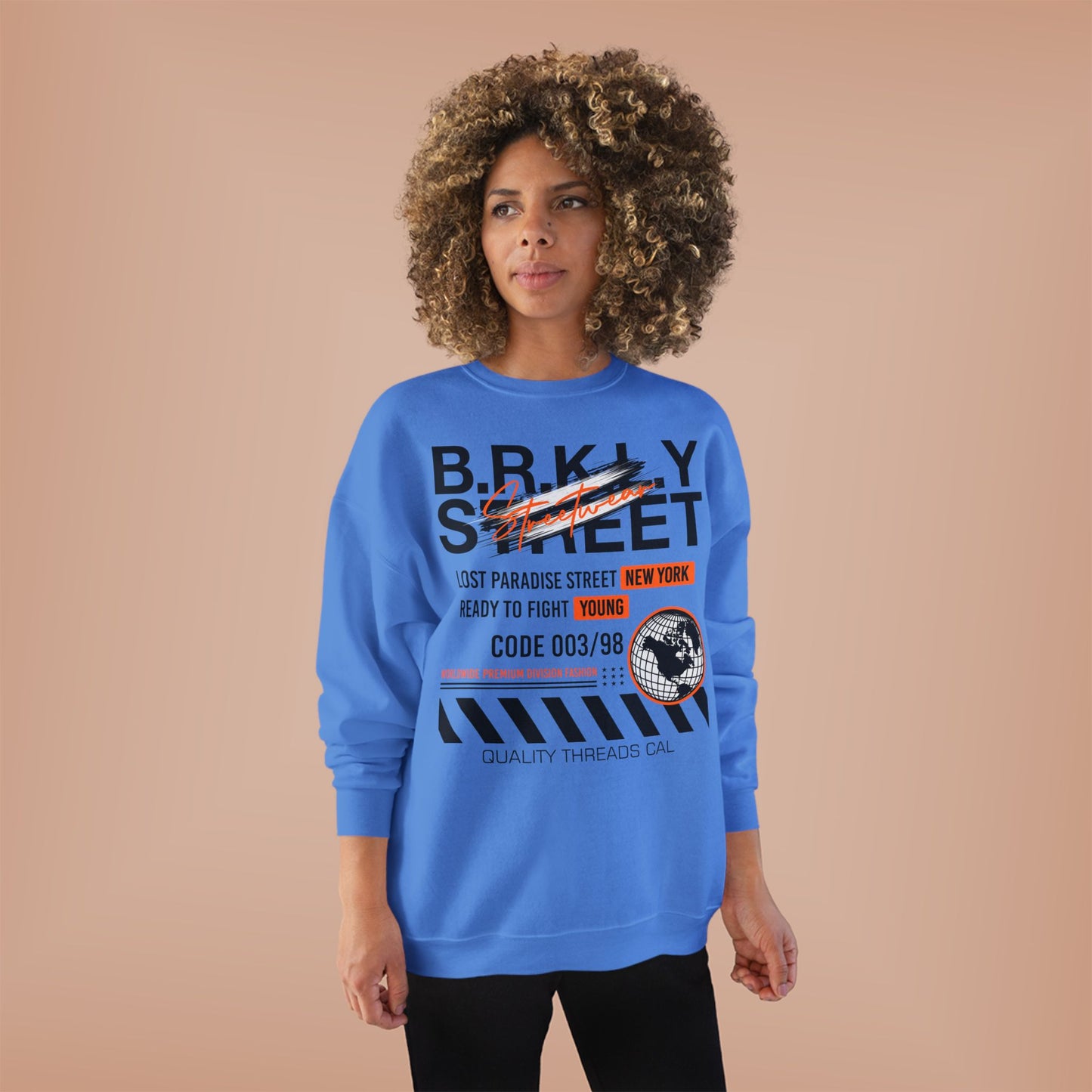 Vintage New York Graphic EcoSmart Crewneck Sweatshirt - Unisex