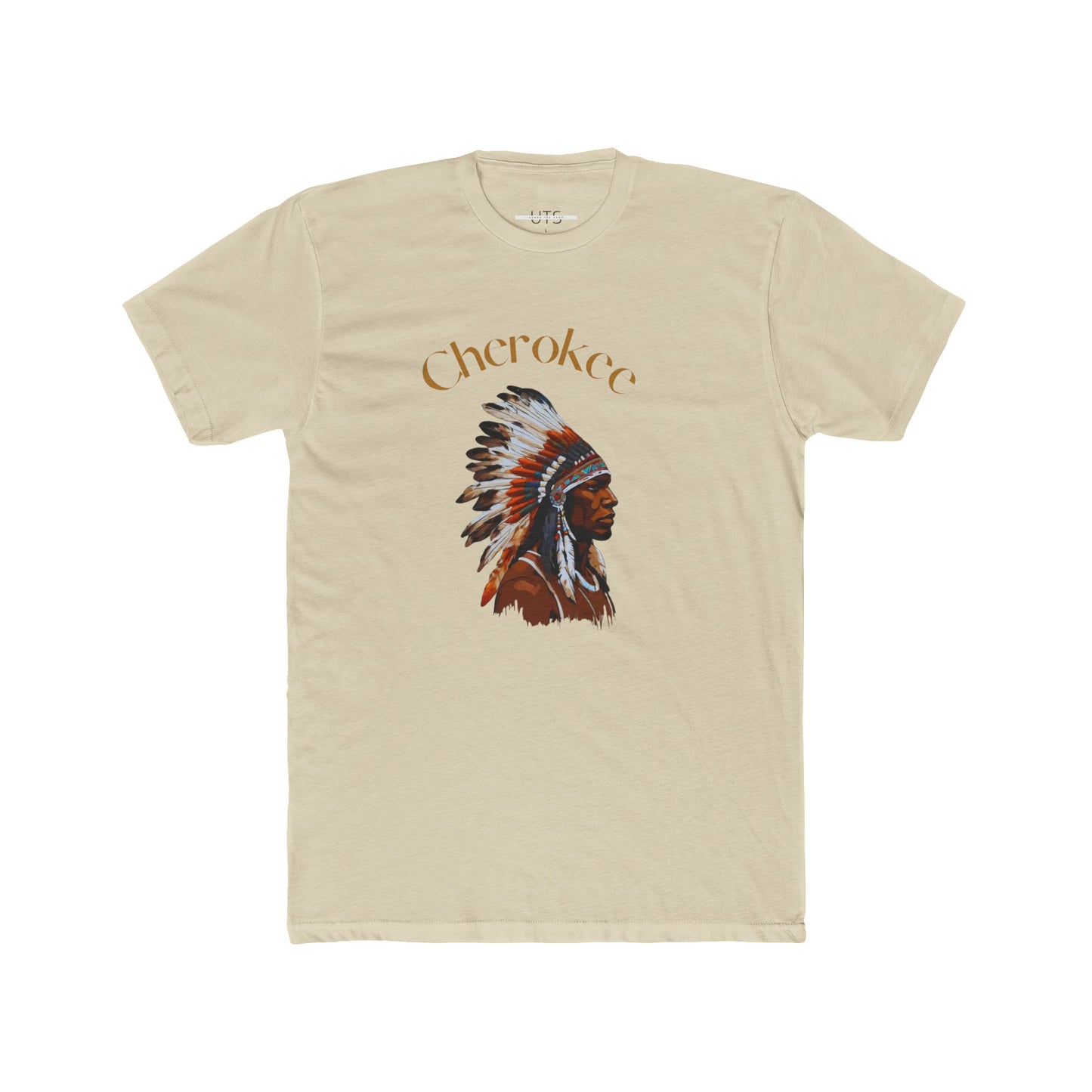 Cherokee Warrior Unisex Cotton Crew Tee - Celebrate Native Heritage