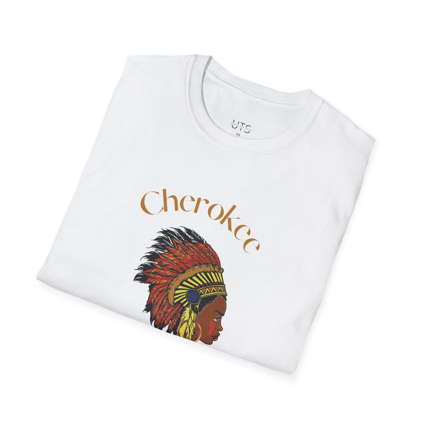 Cherokee Heritage Unisex Softstyle T-Shirt - Cultural Tribute Tee