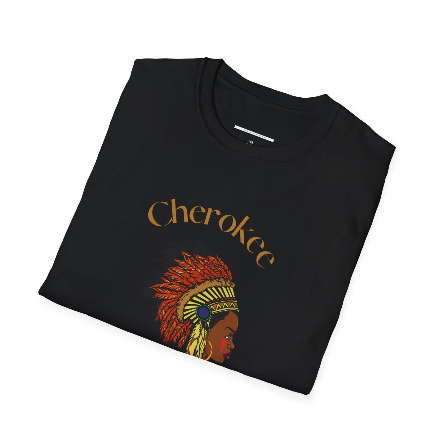 Cherokee Heritage Unisex Softstyle T-Shirt - Cultural Tribute Tee