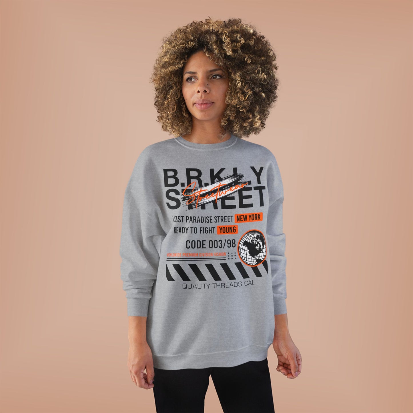 Vintage New York Graphic EcoSmart Crewneck Sweatshirt - Unisex