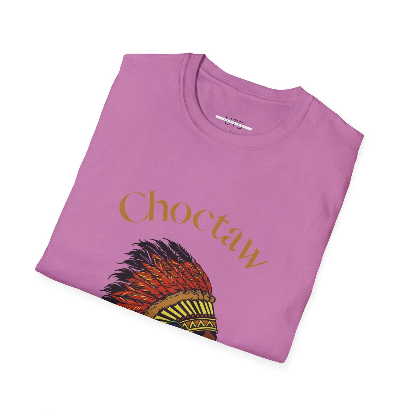 Choctaw Heritage Unisex Softstyle T-Shirt - Vibrant Tribal Design