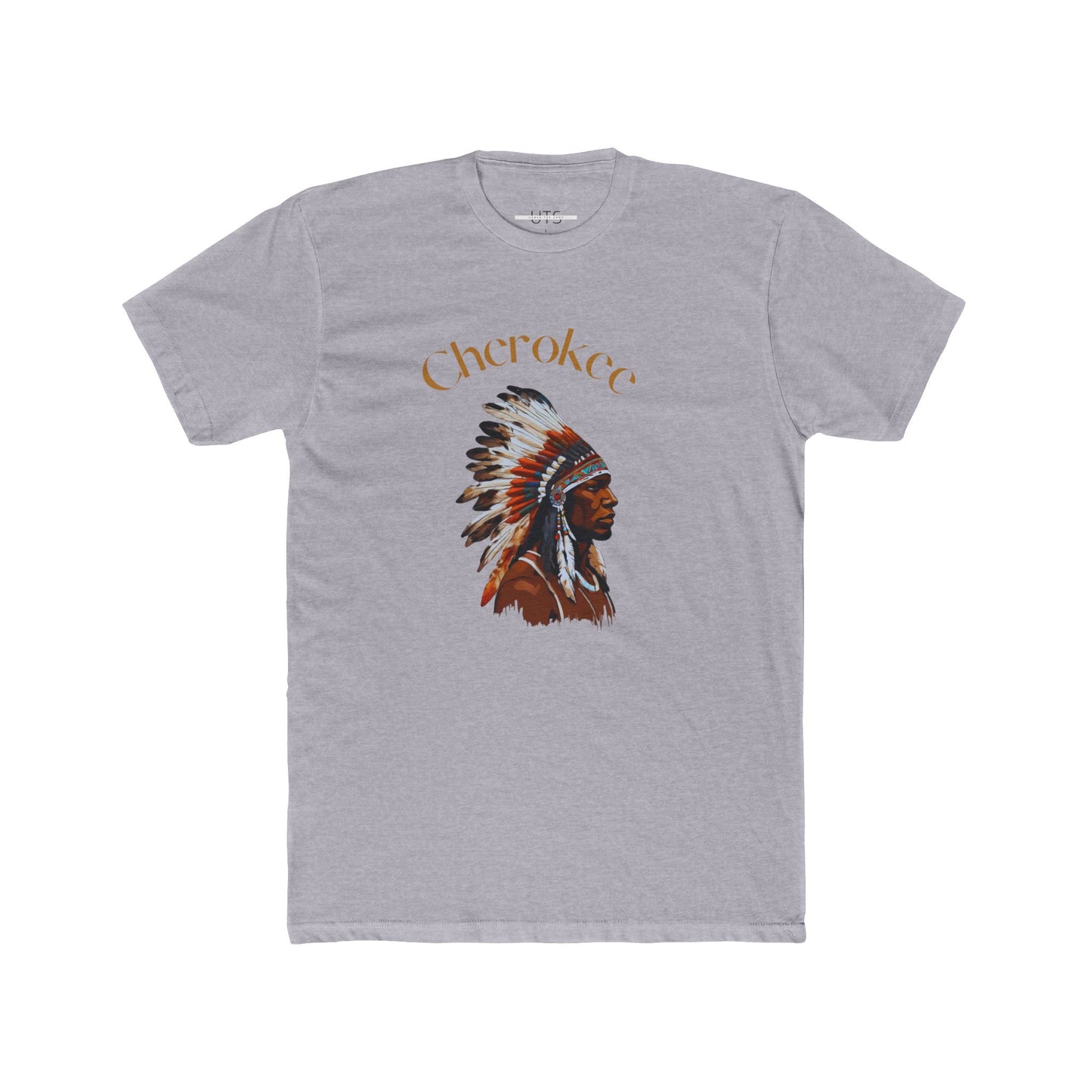 Cherokee Warrior Unisex Cotton Crew Tee - Celebrate Native Heritage