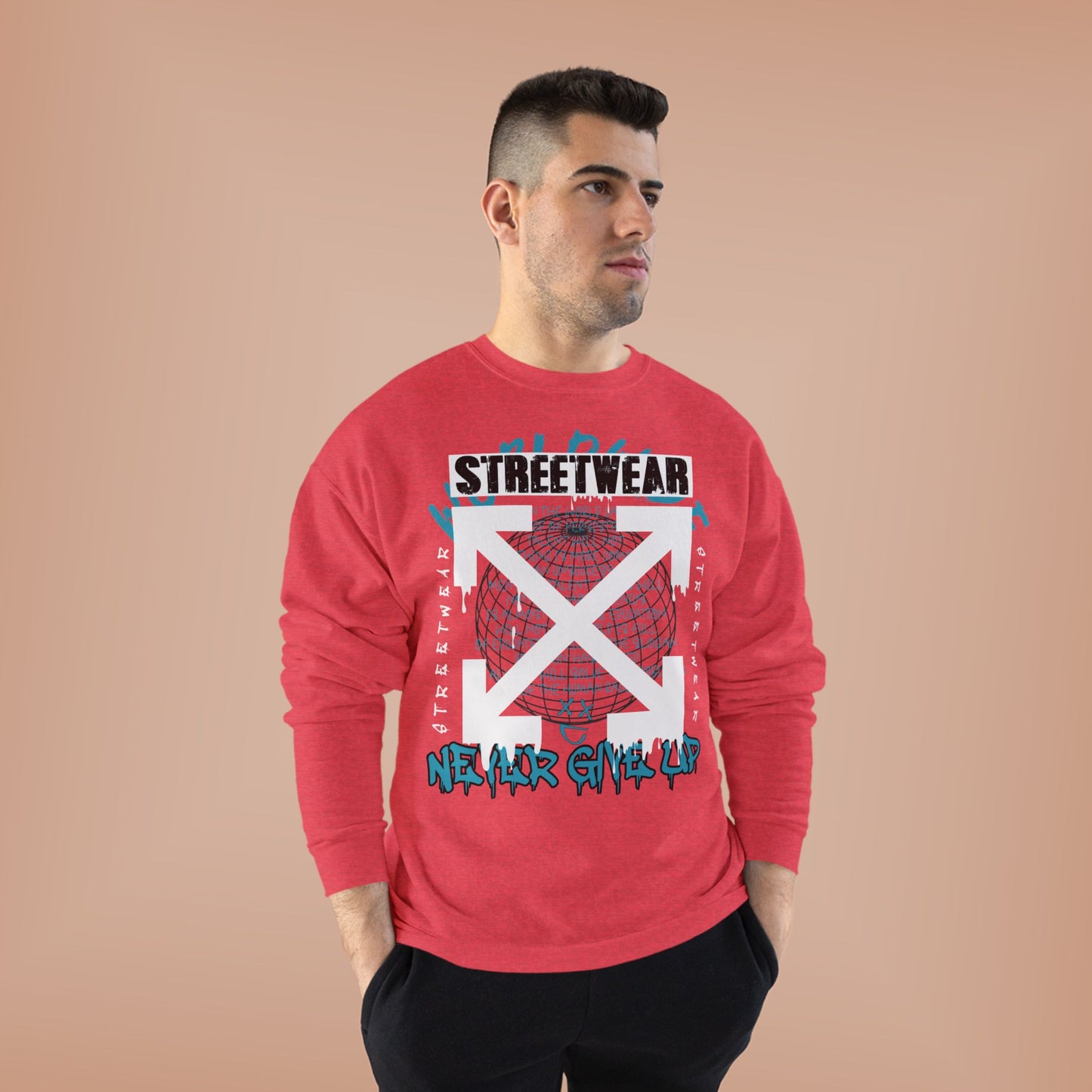 Streetwear Graphic EcoSmart Crewneck Sweatshirt - Unisex Casual Fashion