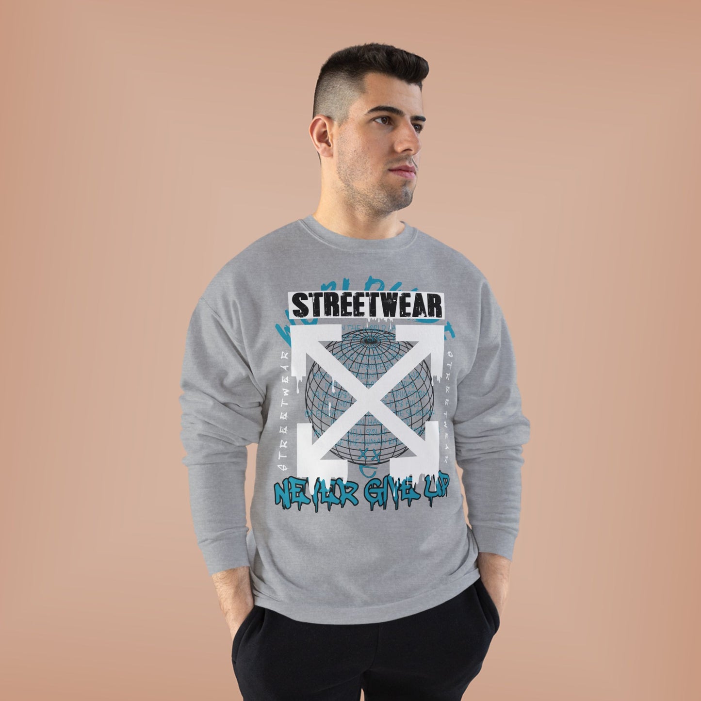 Streetwear Graphic EcoSmart Crewneck Sweatshirt - Unisex Casual Fashion