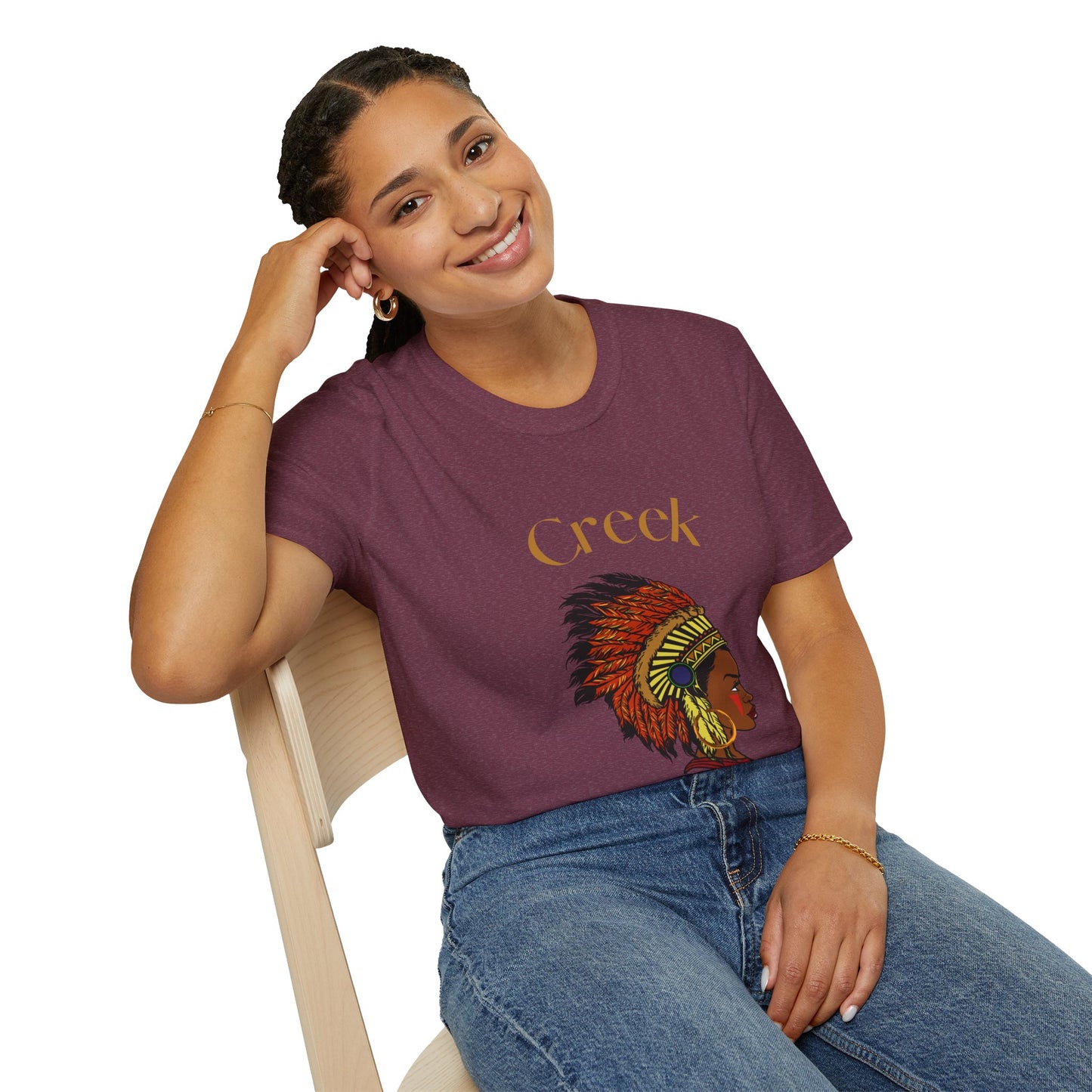 Creek Native Heritage Unisex Softstyle T-Shirt