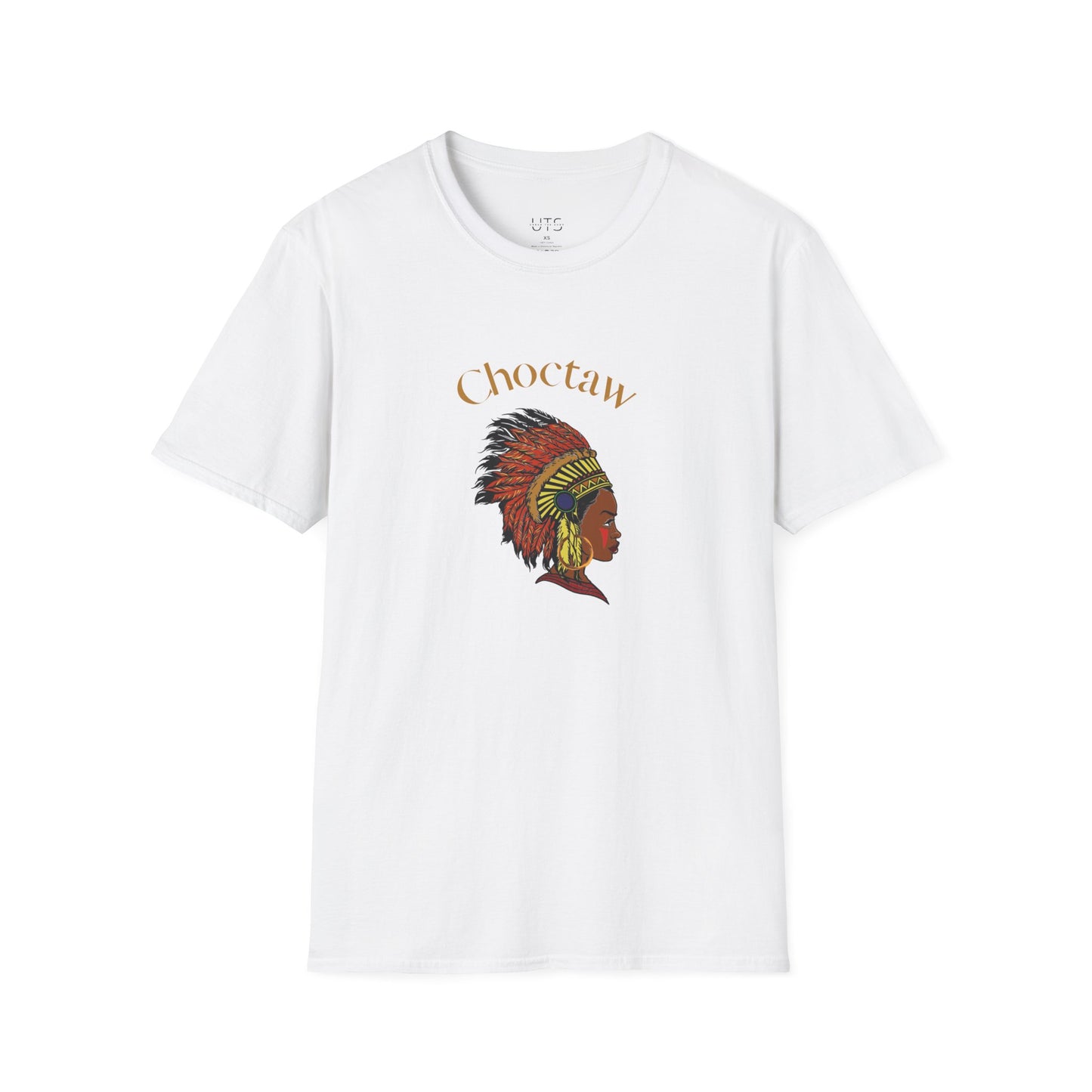 Choctaw Heritage Unisex Softstyle T-Shirt - Vibrant Tribal Design