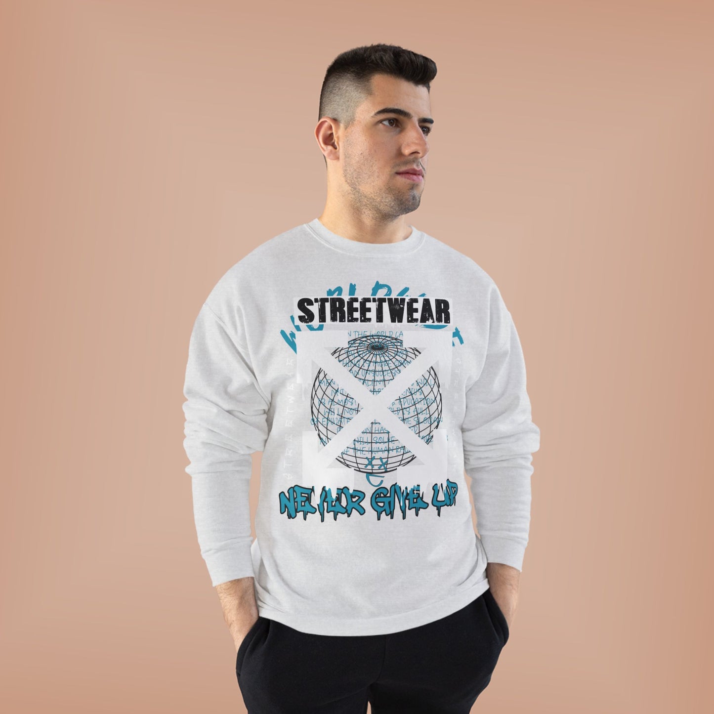 Streetwear Graphic EcoSmart Crewneck Sweatshirt - Unisex Casual Fashion