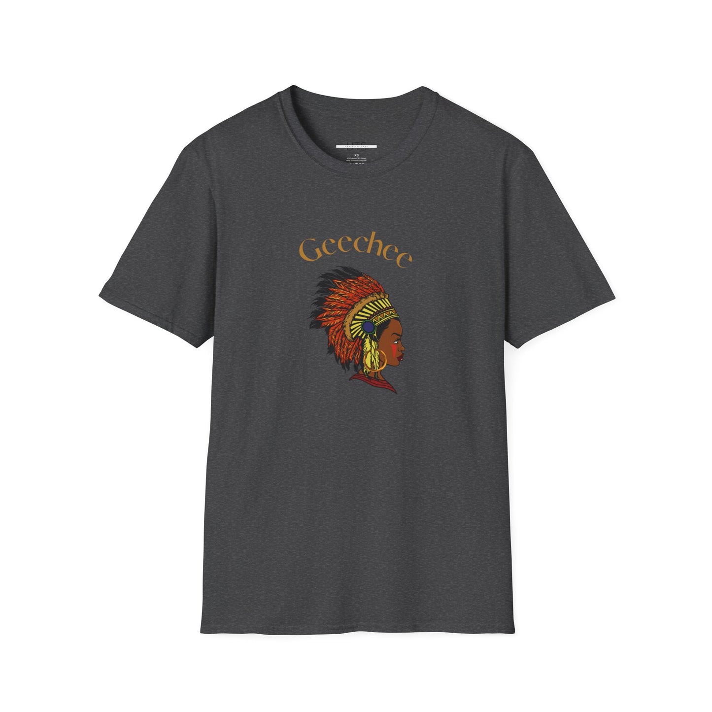 Geechee Culture Unisex Softstyle T-Shirt - Vibrant Blue Tee for Heritage Celebrations