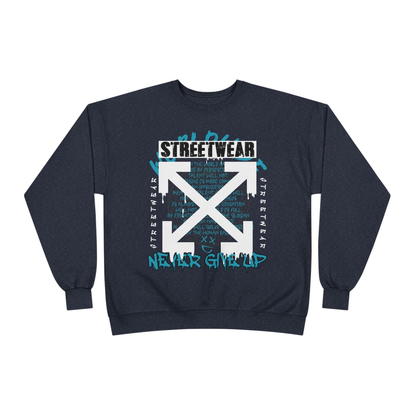 Streetwear Graphic EcoSmart Crewneck Sweatshirt - Unisex Casual Fashion