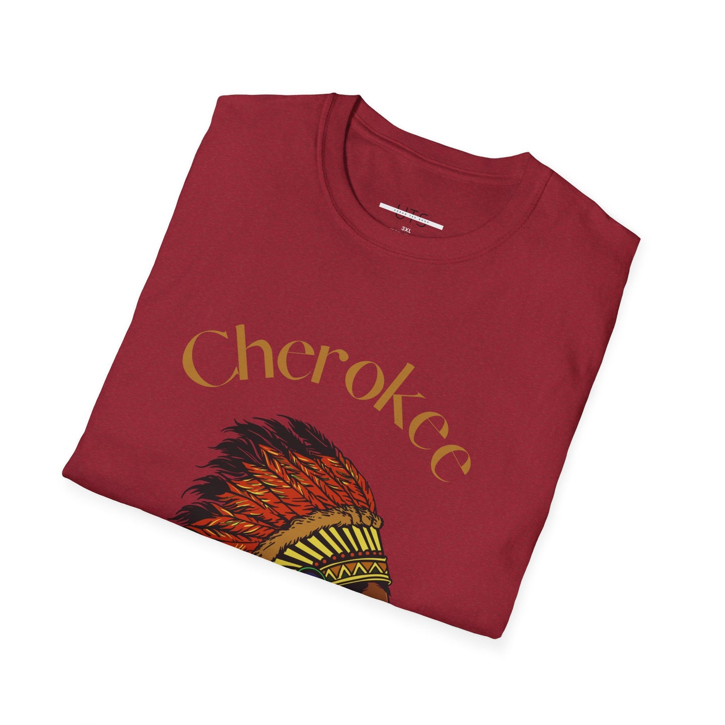 Cherokee Heritage Unisex Softstyle T-Shirt - Cultural Tribute Tee