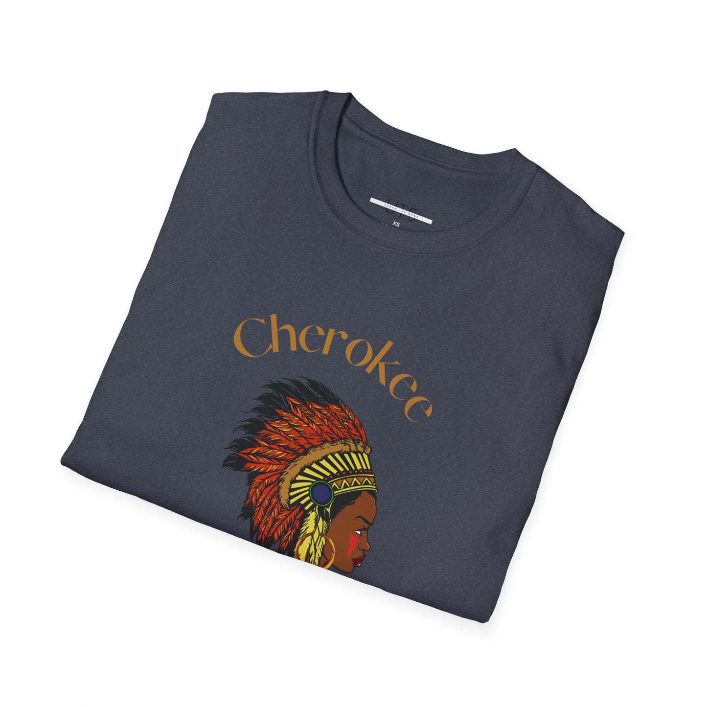 Cherokee Heritage Unisex Softstyle T-Shirt - Cultural Tribute Tee