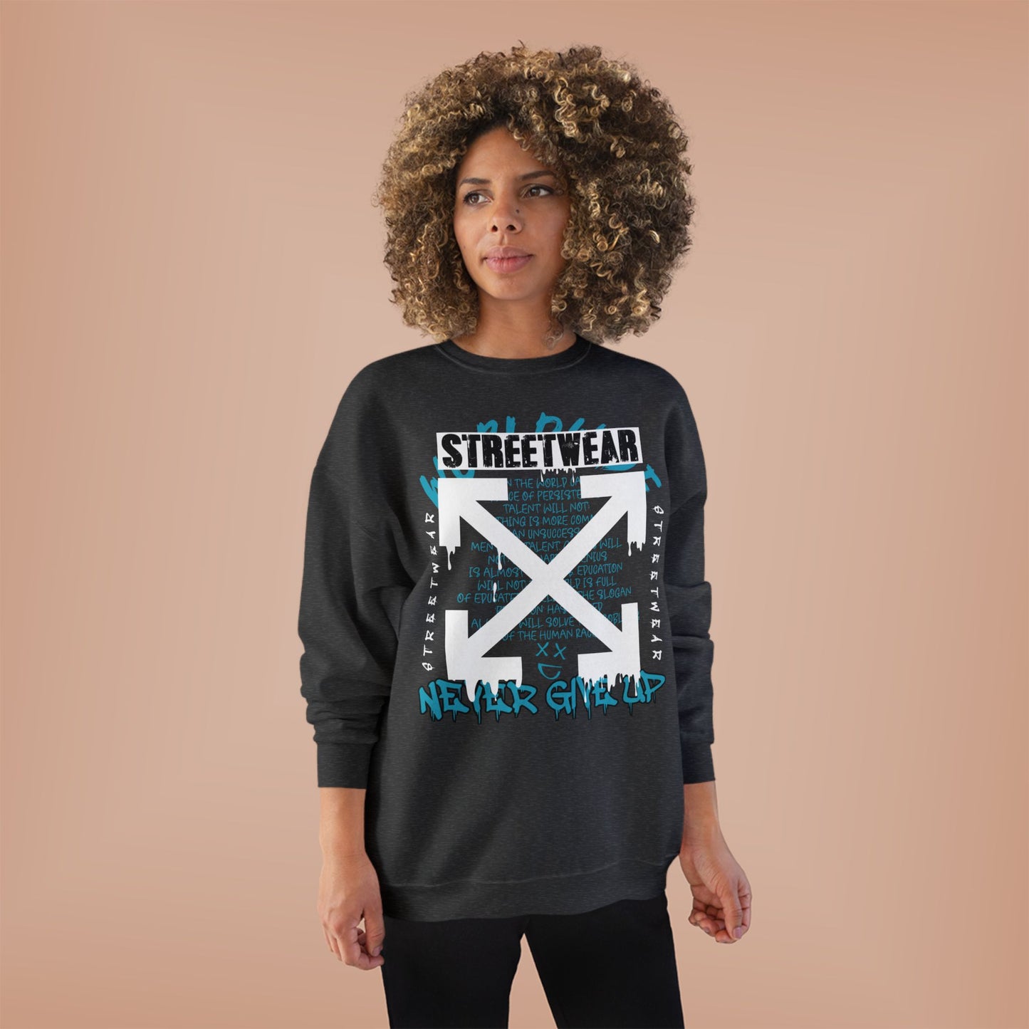 Streetwear Graphic EcoSmart Crewneck Sweatshirt - Unisex Casual Fashion