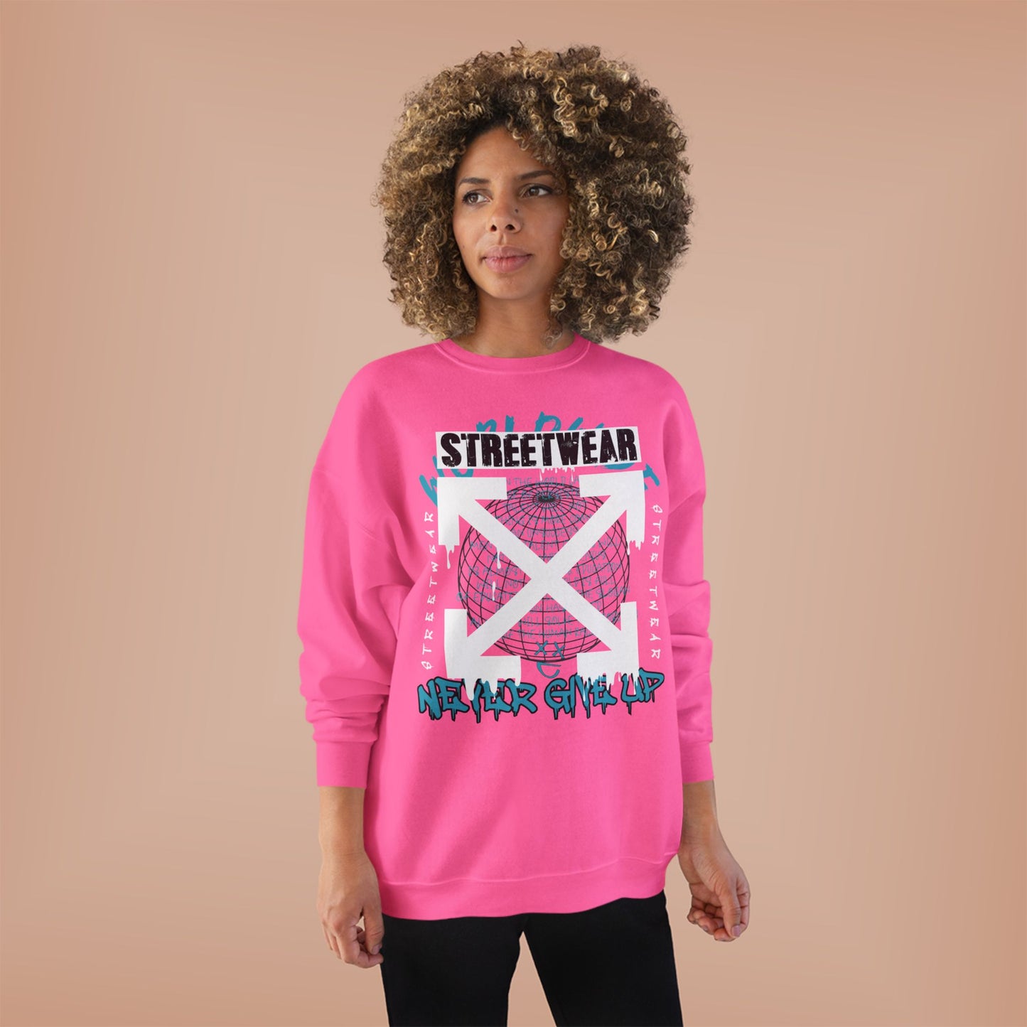 Streetwear Graphic EcoSmart Crewneck Sweatshirt - Unisex Casual Fashion