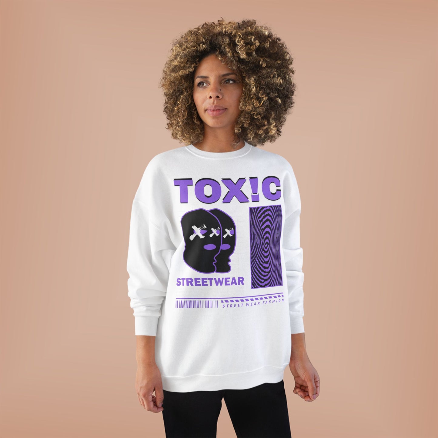 Toxic Streetwear Unisex EcoSmart Crewneck Sweatshirt