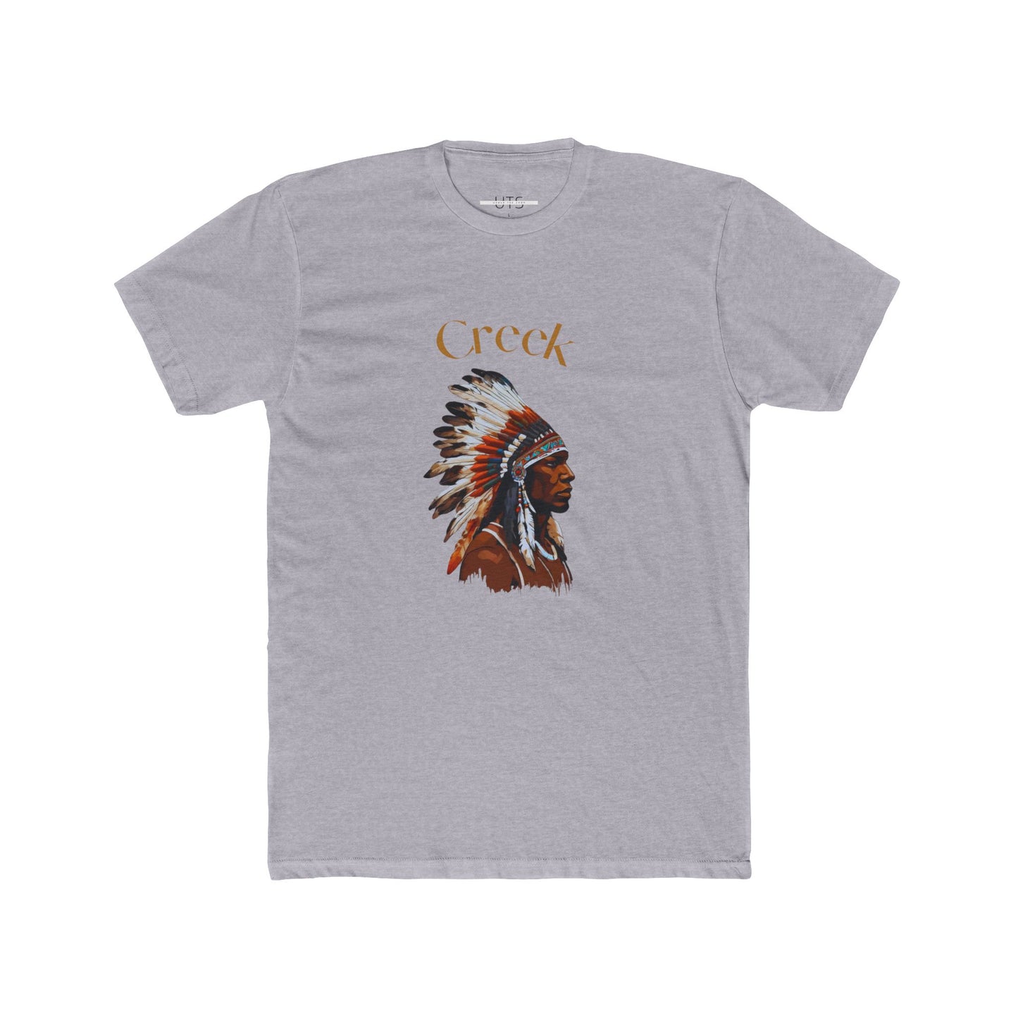 Creek Tribe Inspired Unisex Cotton Crew Tee | Heritage Style T-Shirt