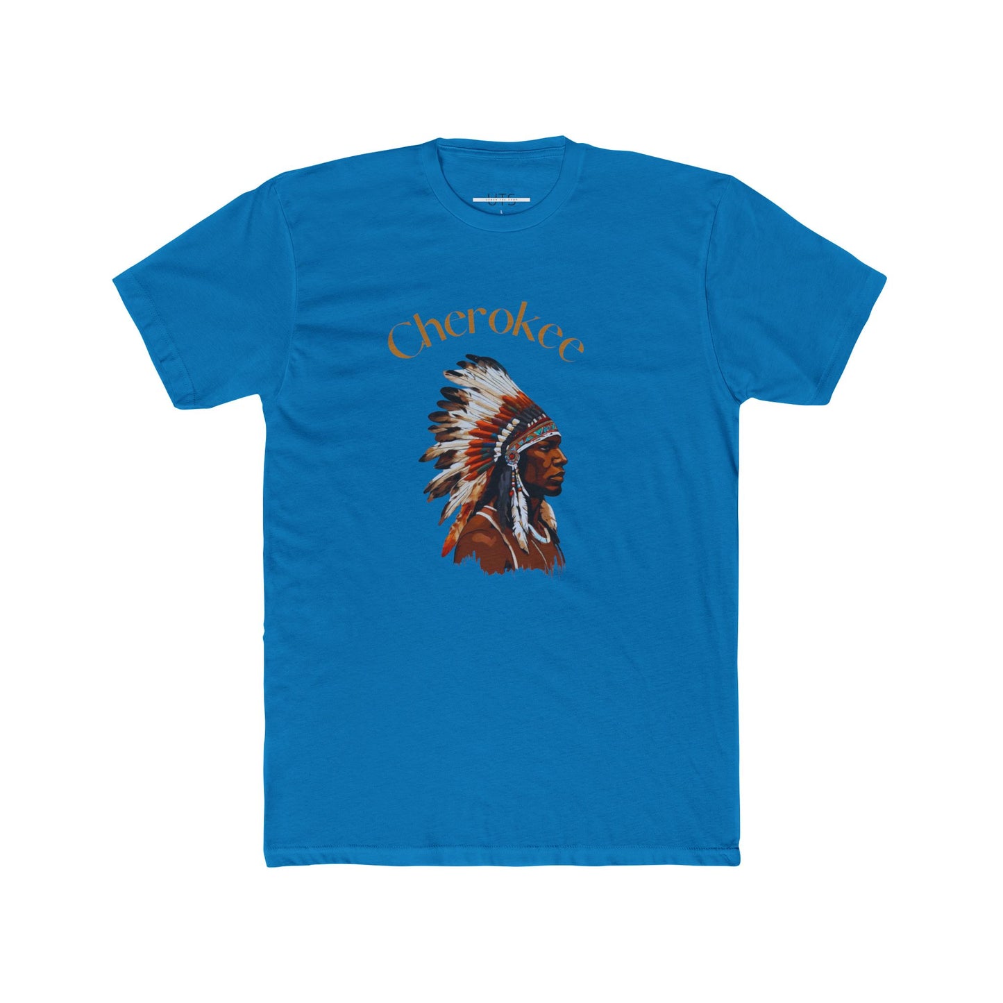 Cherokee Warrior Unisex Cotton Crew Tee - Celebrate Native Heritage