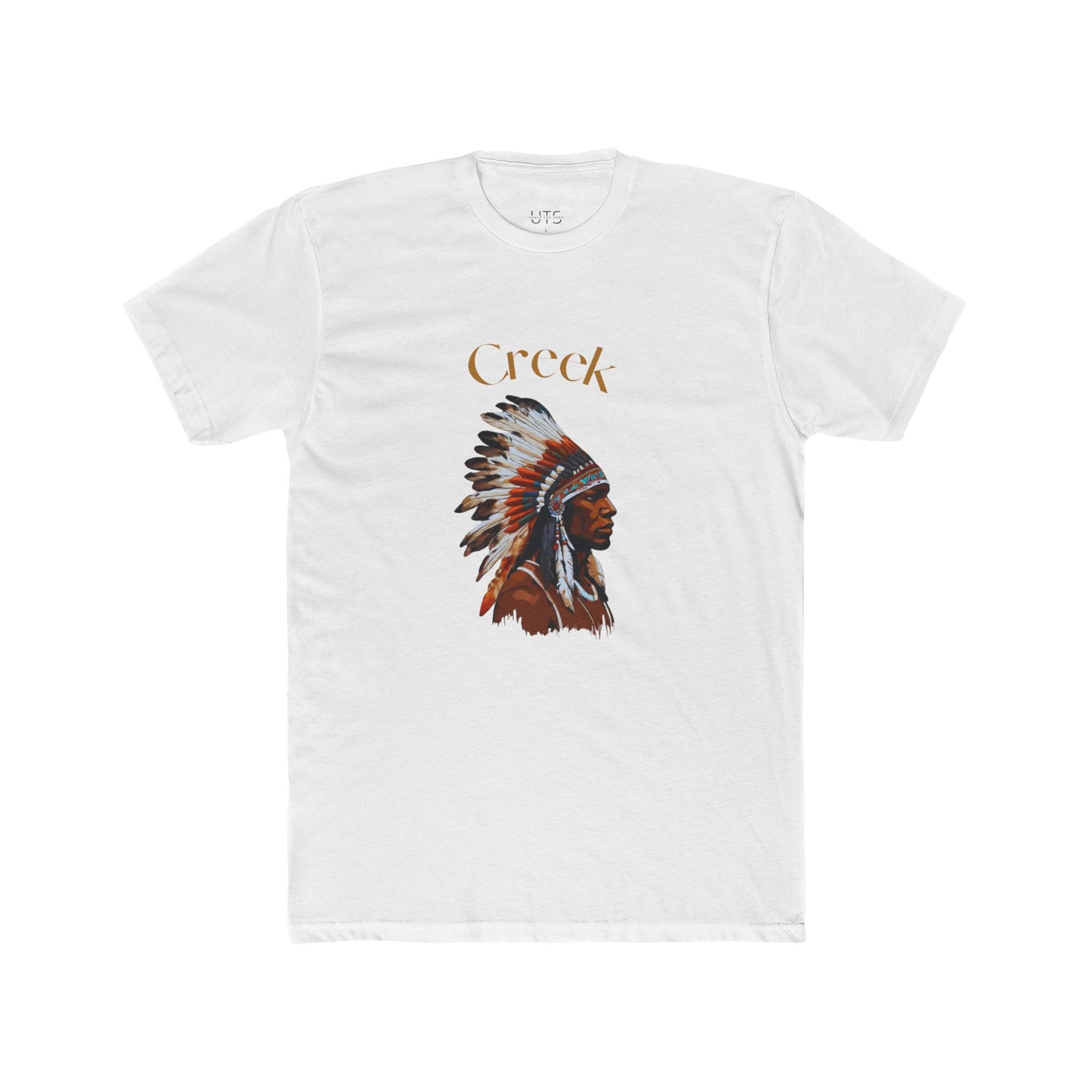 Creek Tribe Inspired Unisex Cotton Crew Tee | Heritage Style T-Shirt