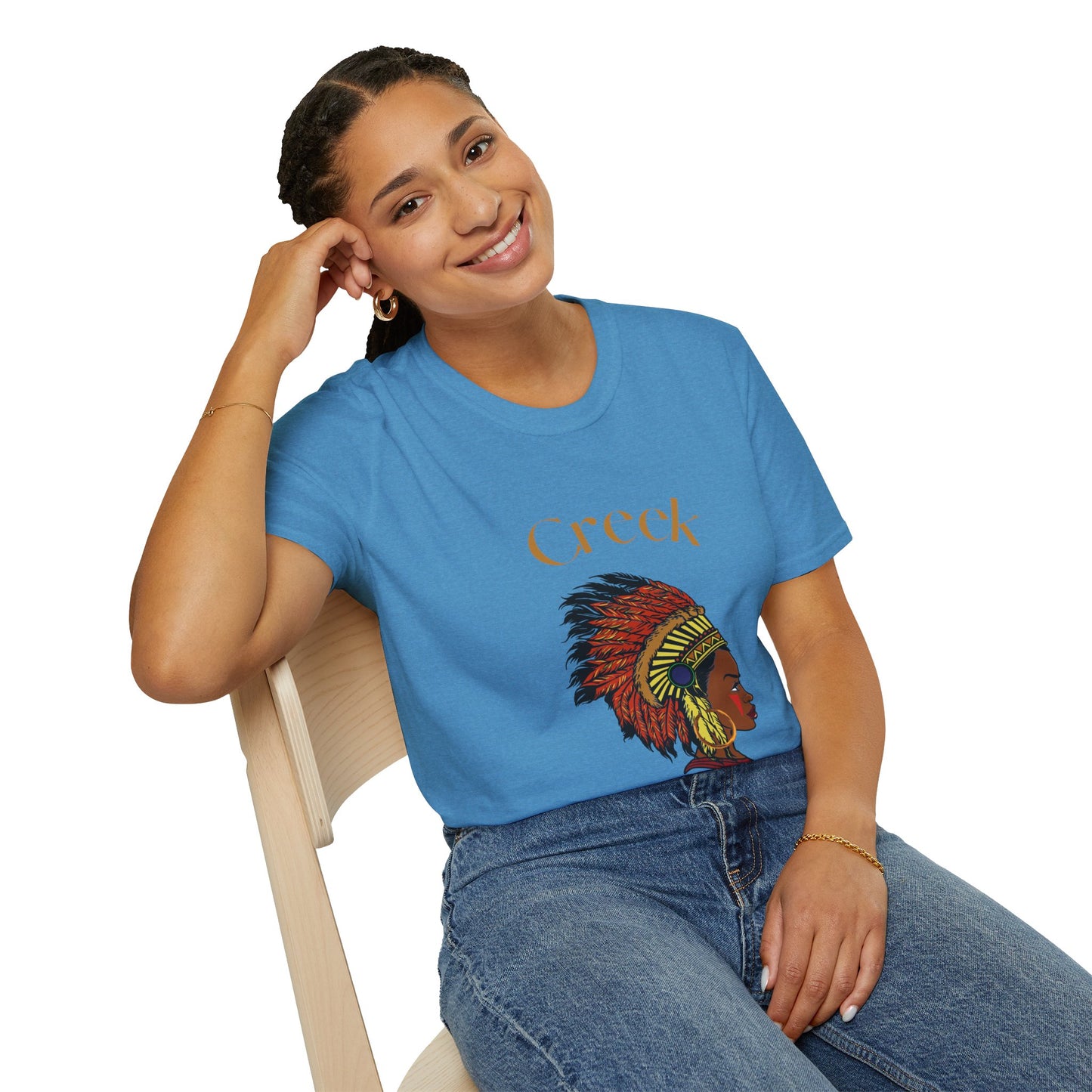 Creek Native Heritage Unisex Softstyle T-Shirt