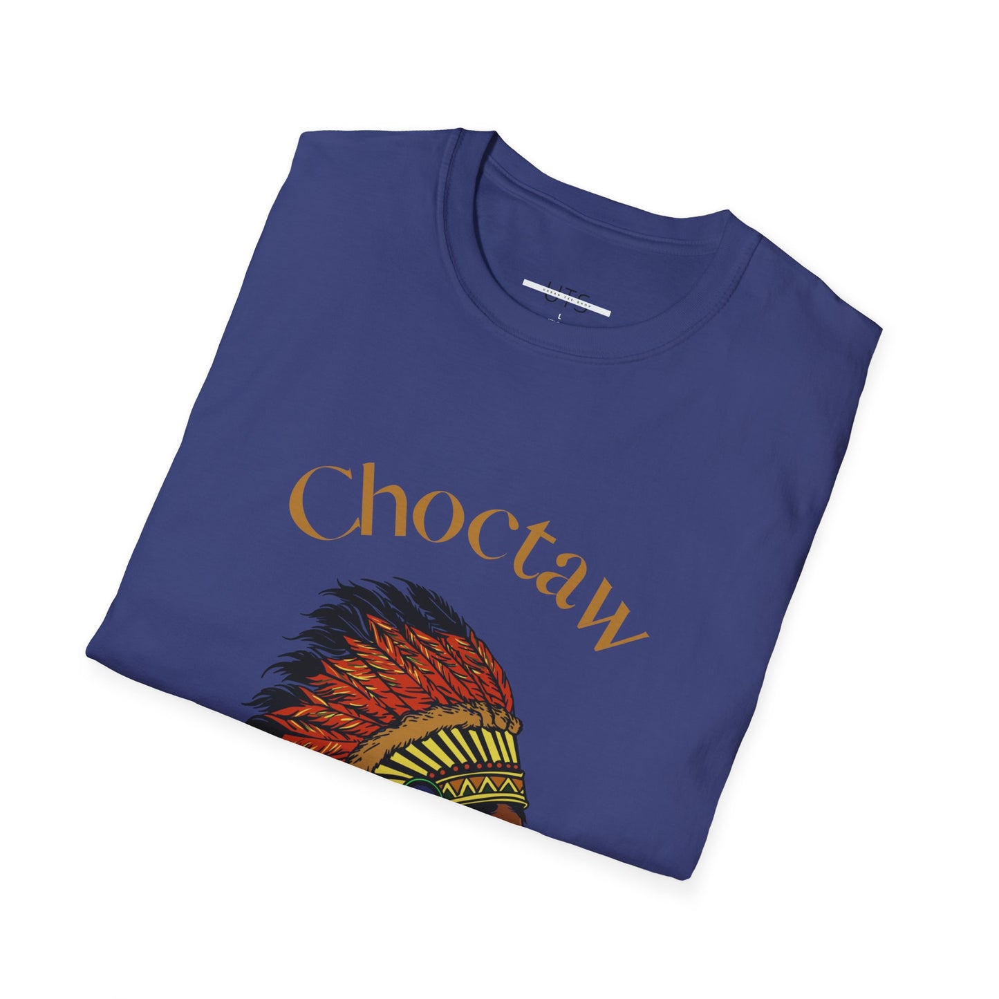 Choctaw Heritage Unisex Softstyle T-Shirt - Vibrant Tribal Design