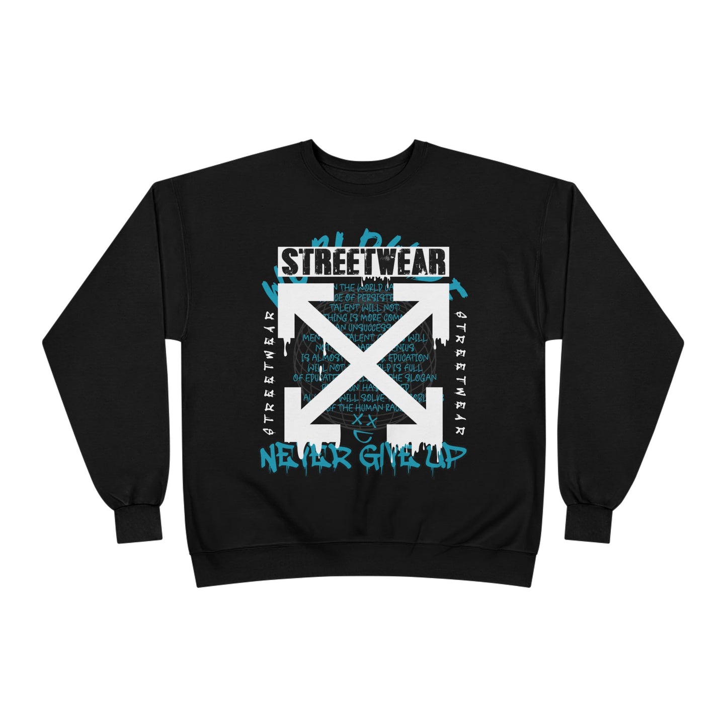 Streetwear Graphic EcoSmart Crewneck Sweatshirt - Unisex Casual Fashion