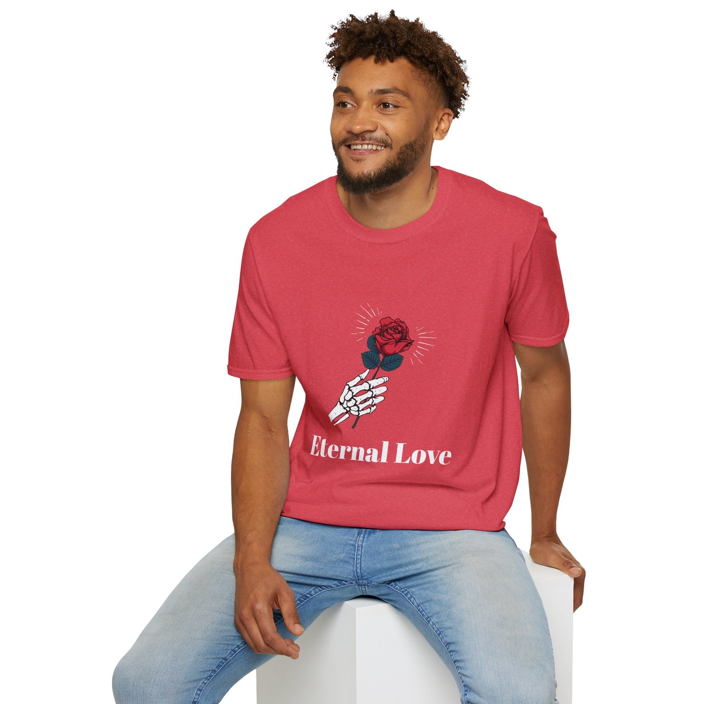 Eternal Love Skeleton Rose Unisex T-Shirt