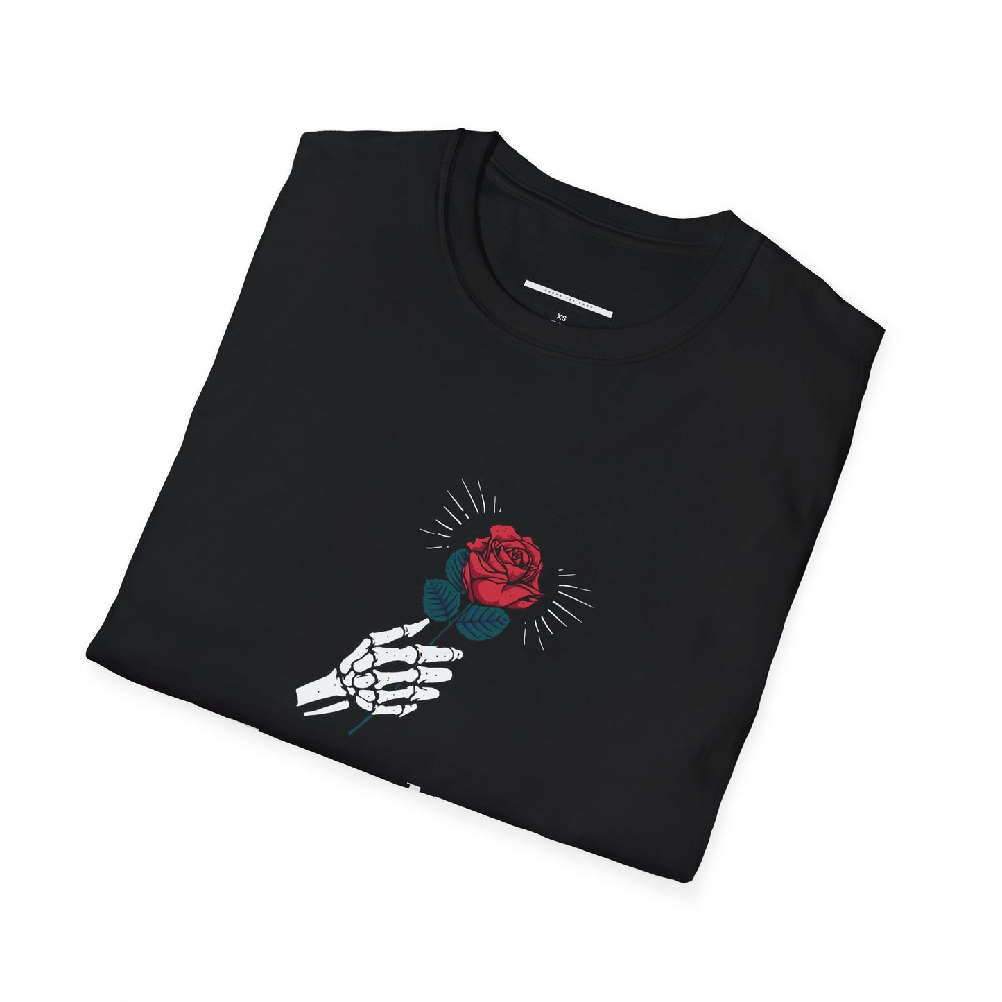 Eternal Love Skeleton Rose Unisex T-Shirt