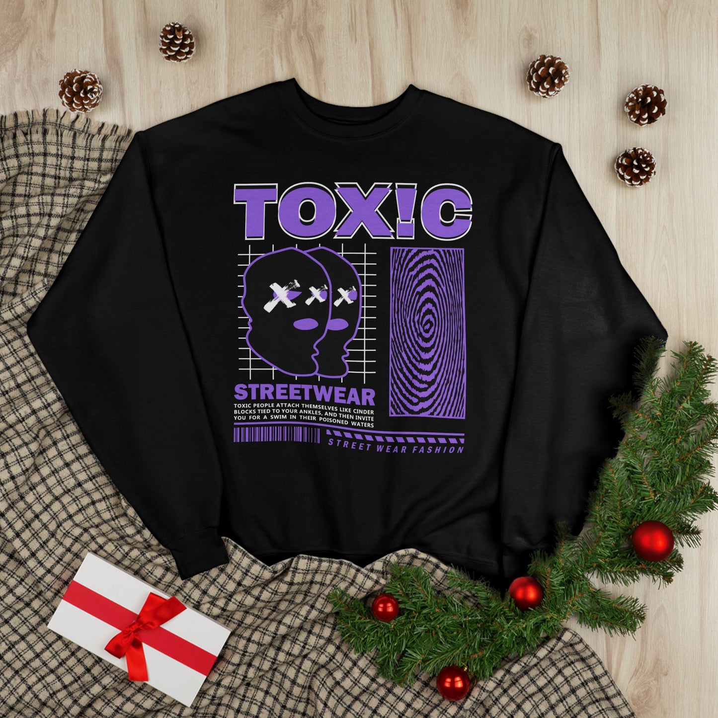 Toxic Streetwear Unisex EcoSmart Crewneck Sweatshirt