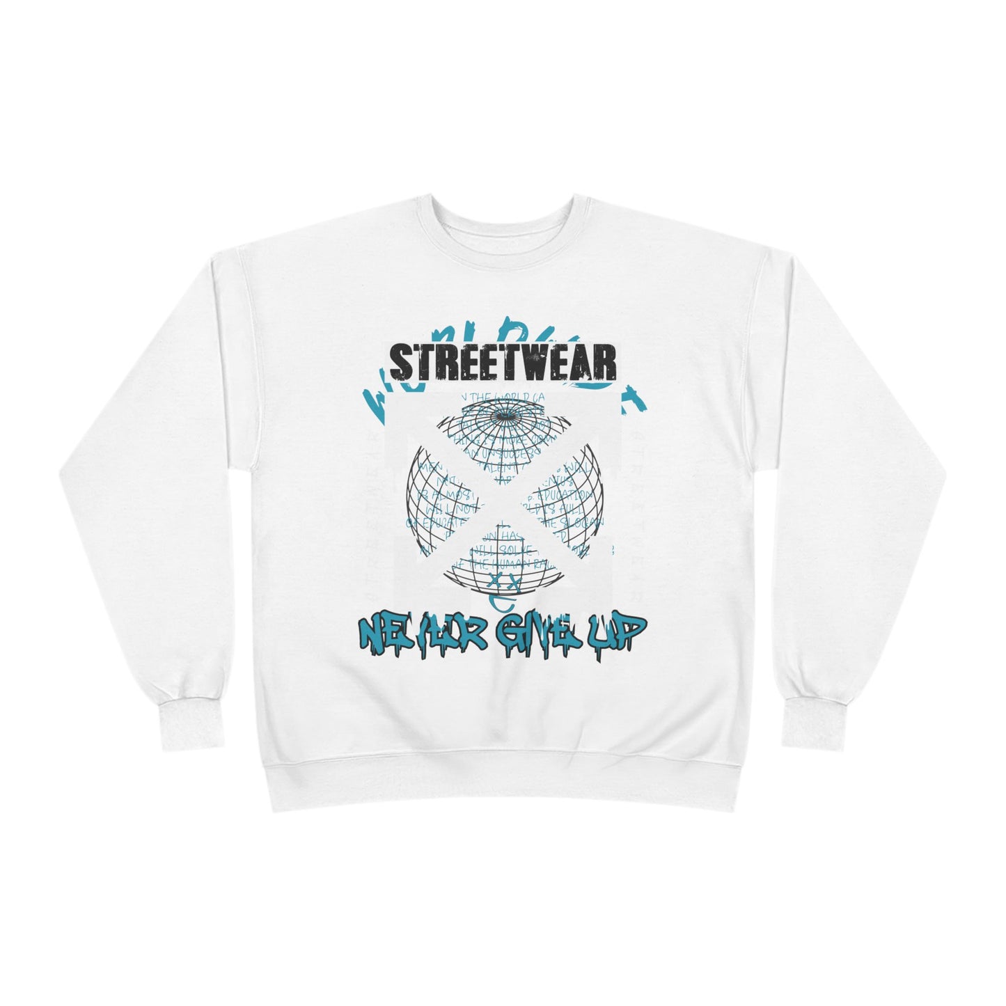 Streetwear Graphic EcoSmart Crewneck Sweatshirt - Unisex Casual Fashion