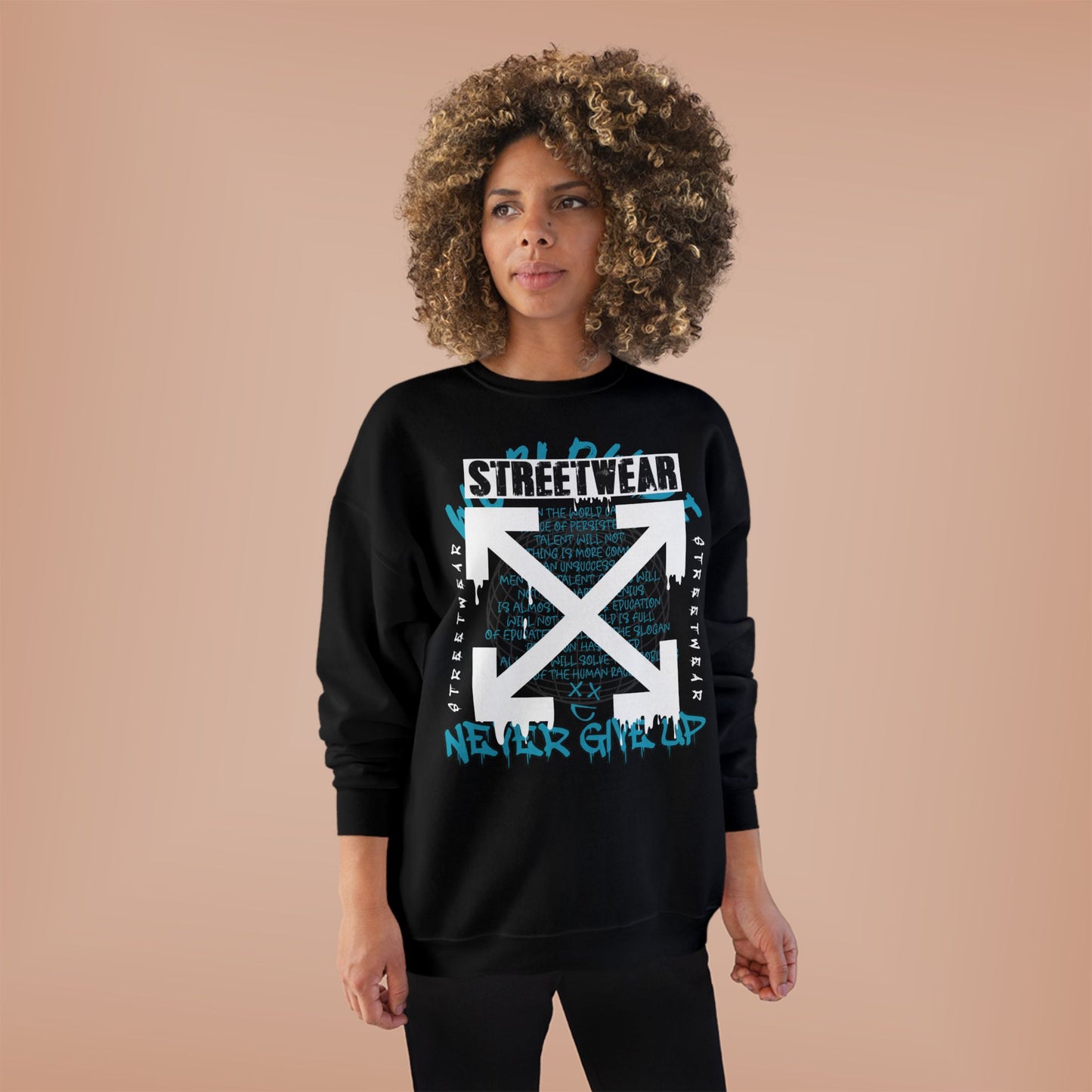 Streetwear Graphic EcoSmart Crewneck Sweatshirt - Unisex Casual Fashion