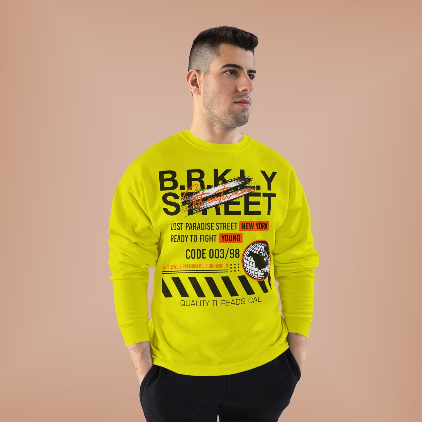 Vintage New York Graphic EcoSmart Crewneck Sweatshirt - Unisex