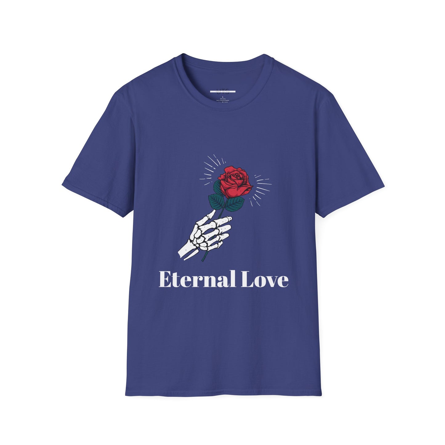 Eternal Love Skeleton Rose Unisex T-Shirt