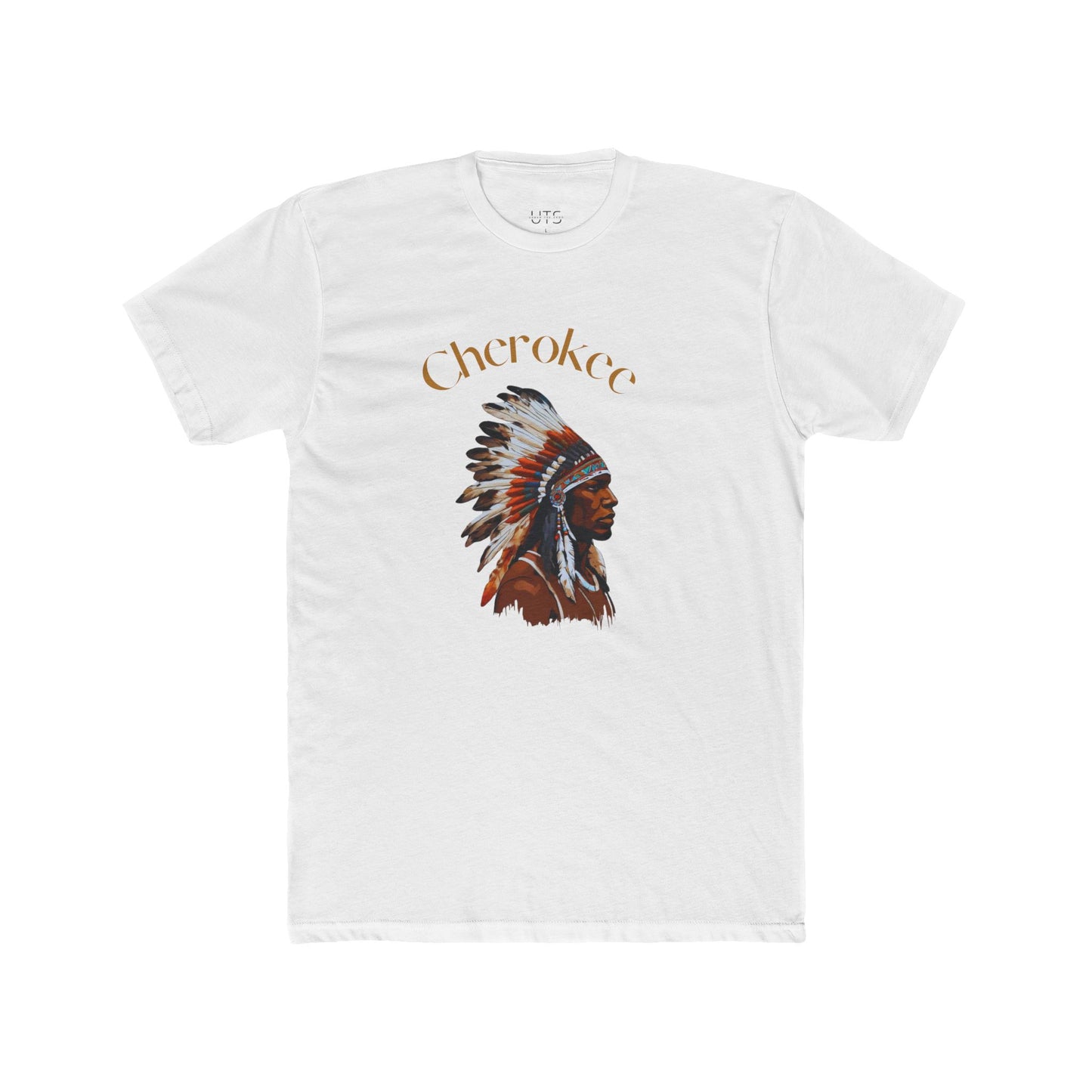 Cherokee Warrior Unisex Cotton Crew Tee - Celebrate Native Heritage