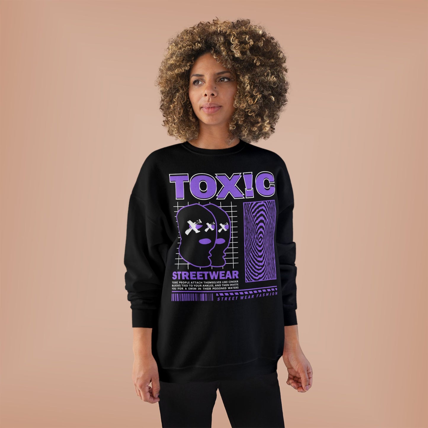 Toxic Streetwear Unisex EcoSmart Crewneck Sweatshirt