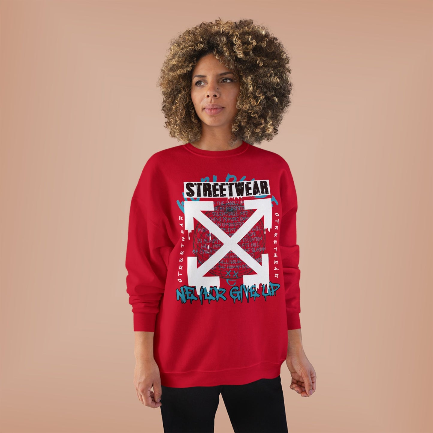 Streetwear Graphic EcoSmart Crewneck Sweatshirt - Unisex Casual Fashion