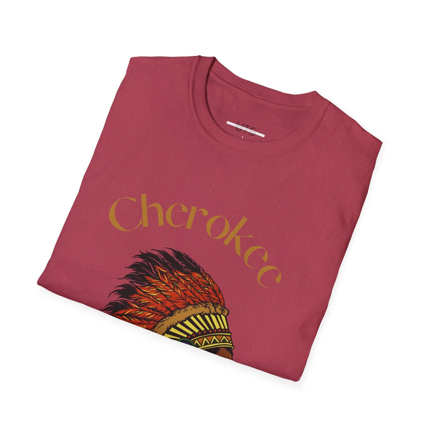 Cherokee Heritage Unisex Softstyle T-Shirt - Cultural Tribute Tee