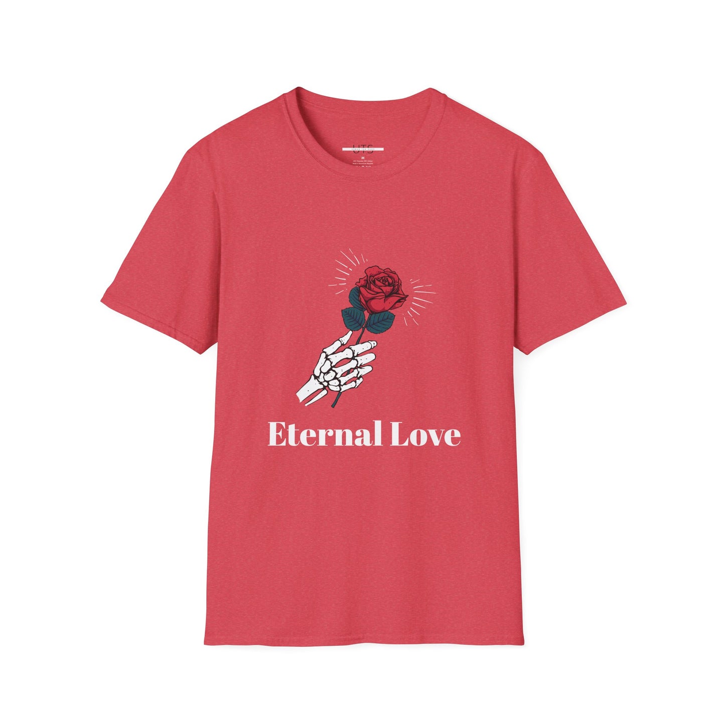 Eternal Love Skeleton Rose Unisex T-Shirt