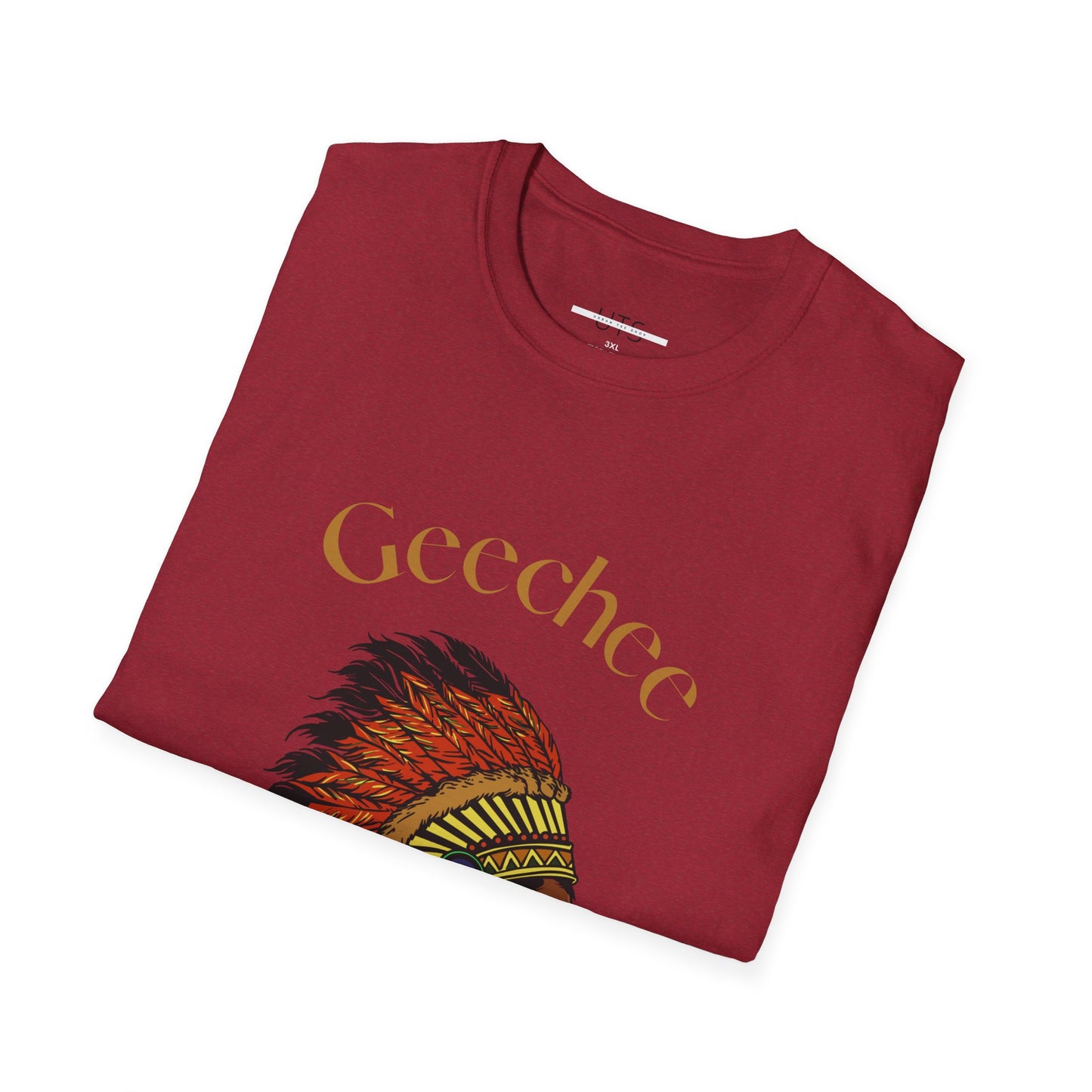 Geechee Culture Unisex Softstyle T-Shirt - Vibrant Blue Tee for Heritage Celebrations