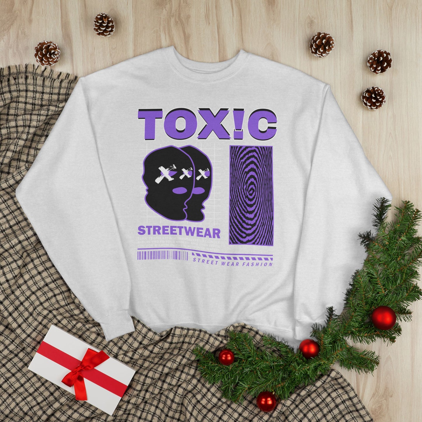 Toxic Streetwear Unisex EcoSmart Crewneck Sweatshirt