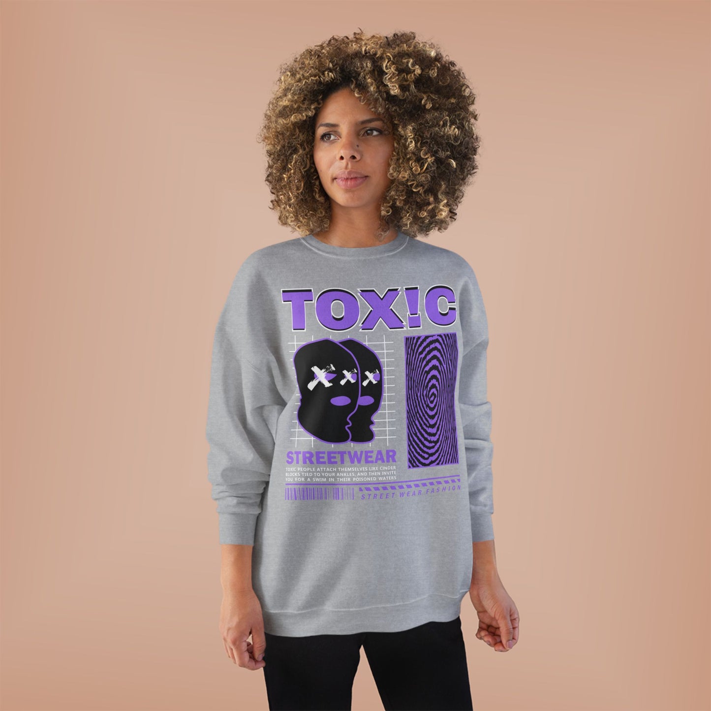 Toxic Streetwear Unisex EcoSmart Crewneck Sweatshirt