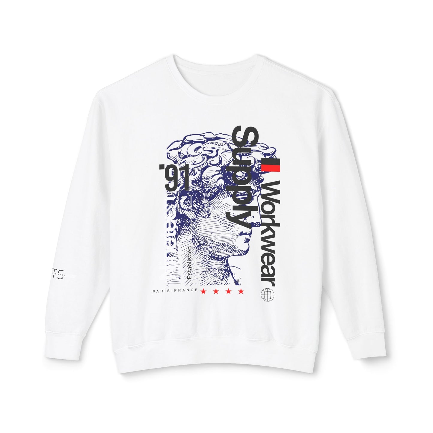 Unisex Graphic Crewneck Sweatshirt | Retro Style with Brain Artwork