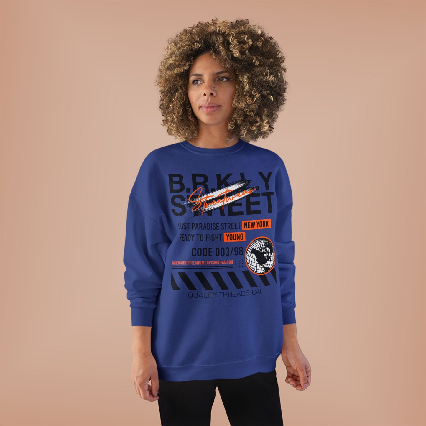 Vintage New York Graphic EcoSmart Crewneck Sweatshirt - Unisex