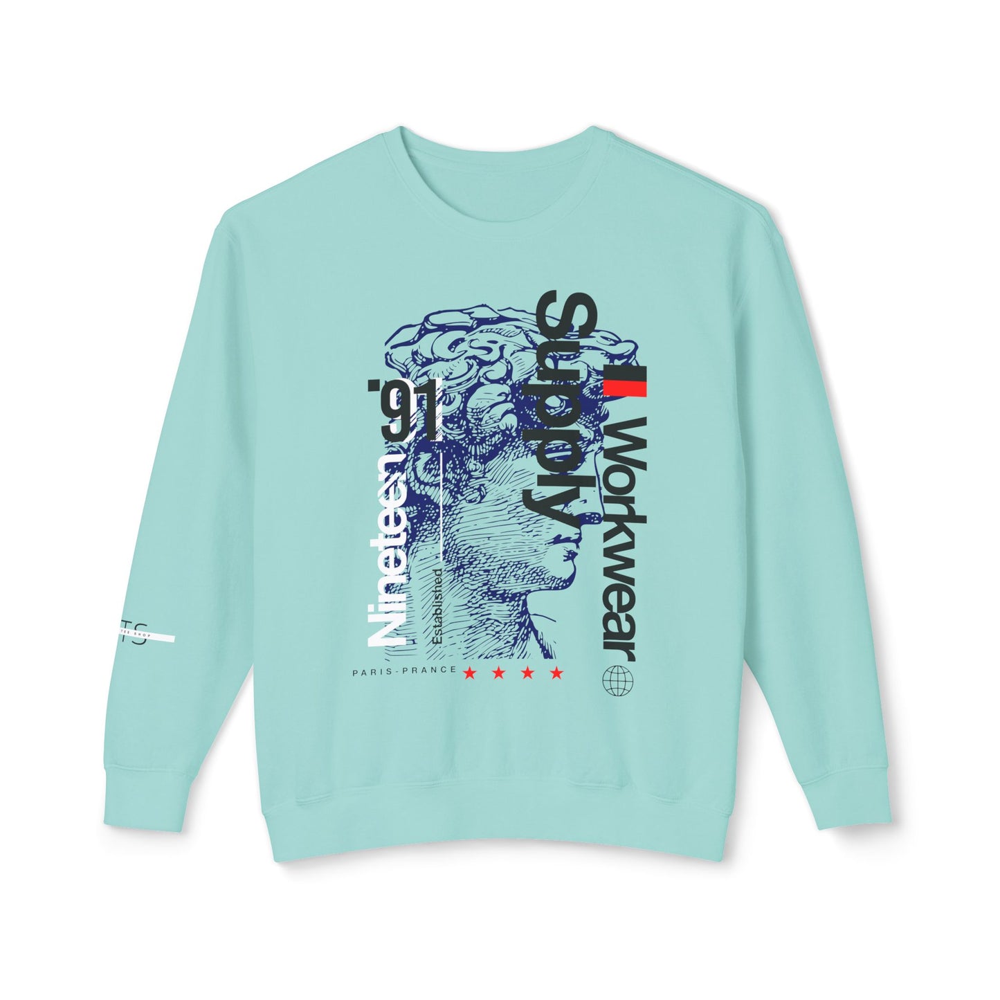 Unisex Graphic Crewneck Sweatshirt | Retro Style with Brain Artwork