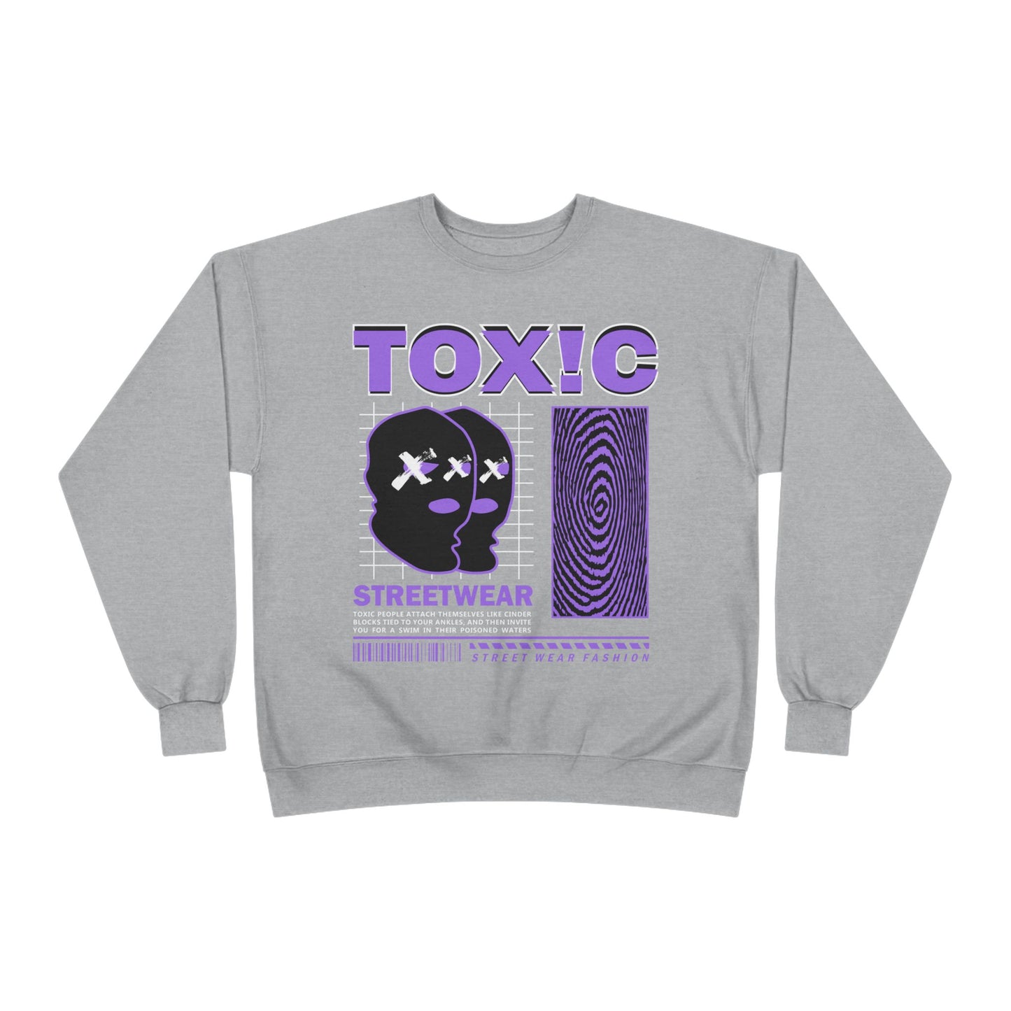 Toxic Streetwear Unisex EcoSmart Crewneck Sweatshirt