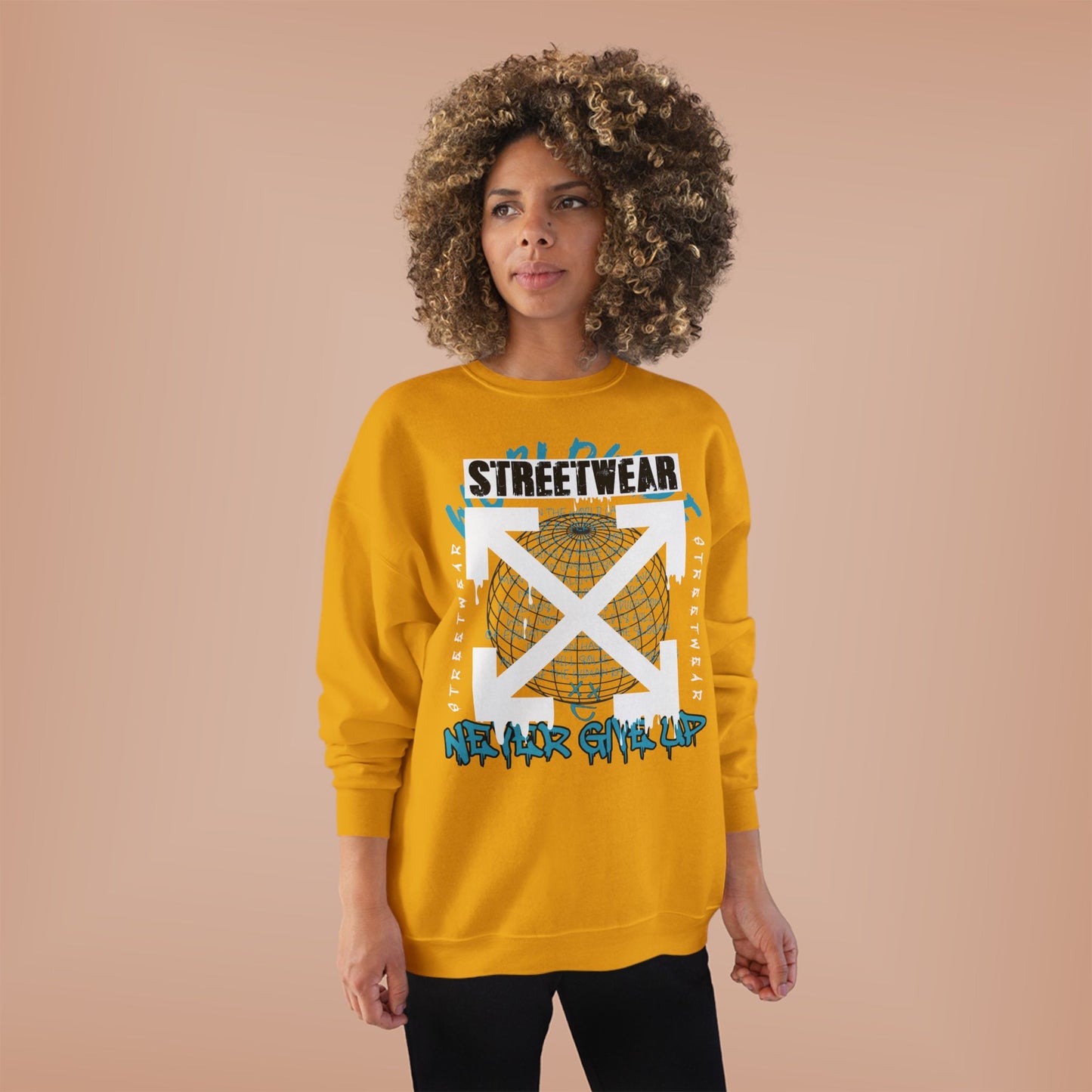 Streetwear Graphic EcoSmart Crewneck Sweatshirt - Unisex Casual Fashion