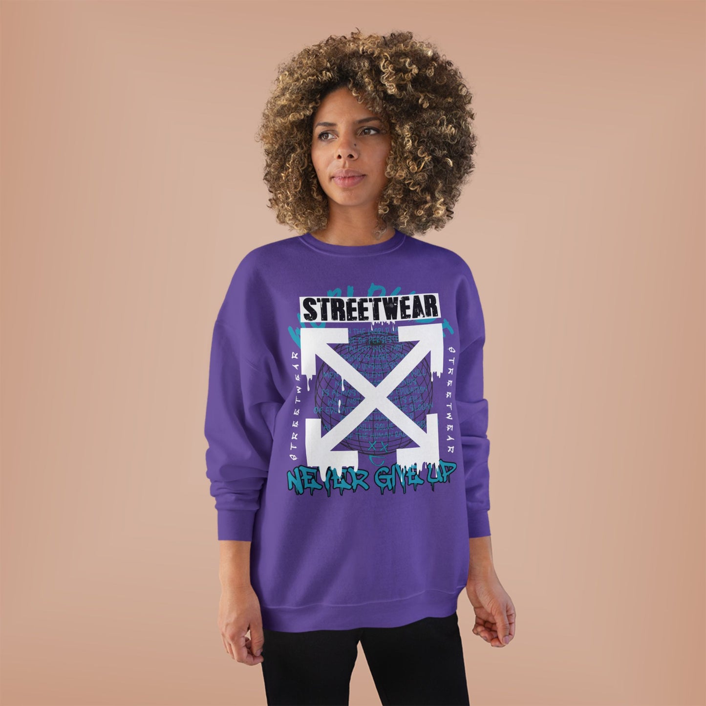 Streetwear Graphic EcoSmart Crewneck Sweatshirt - Unisex Casual Fashion