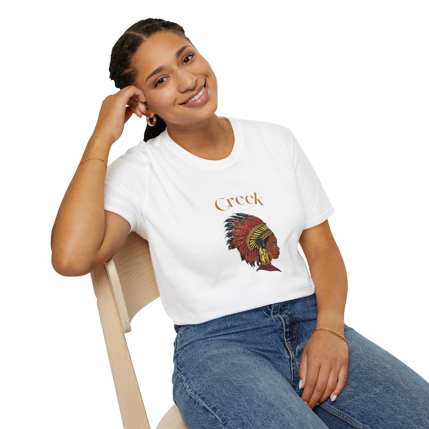 Creek Native Heritage Unisex Softstyle T-Shirt