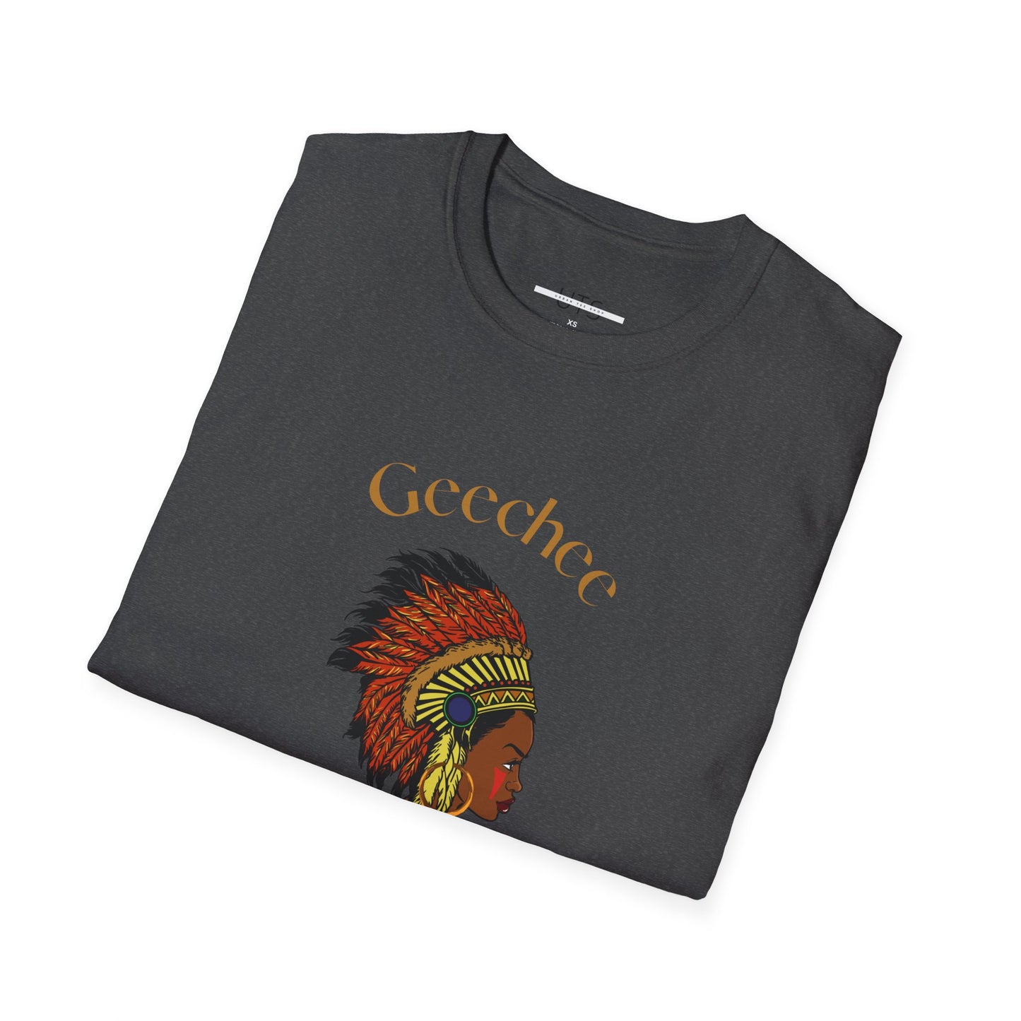 Geechee Culture Unisex Softstyle T-Shirt - Vibrant Blue Tee for Heritage Celebrations