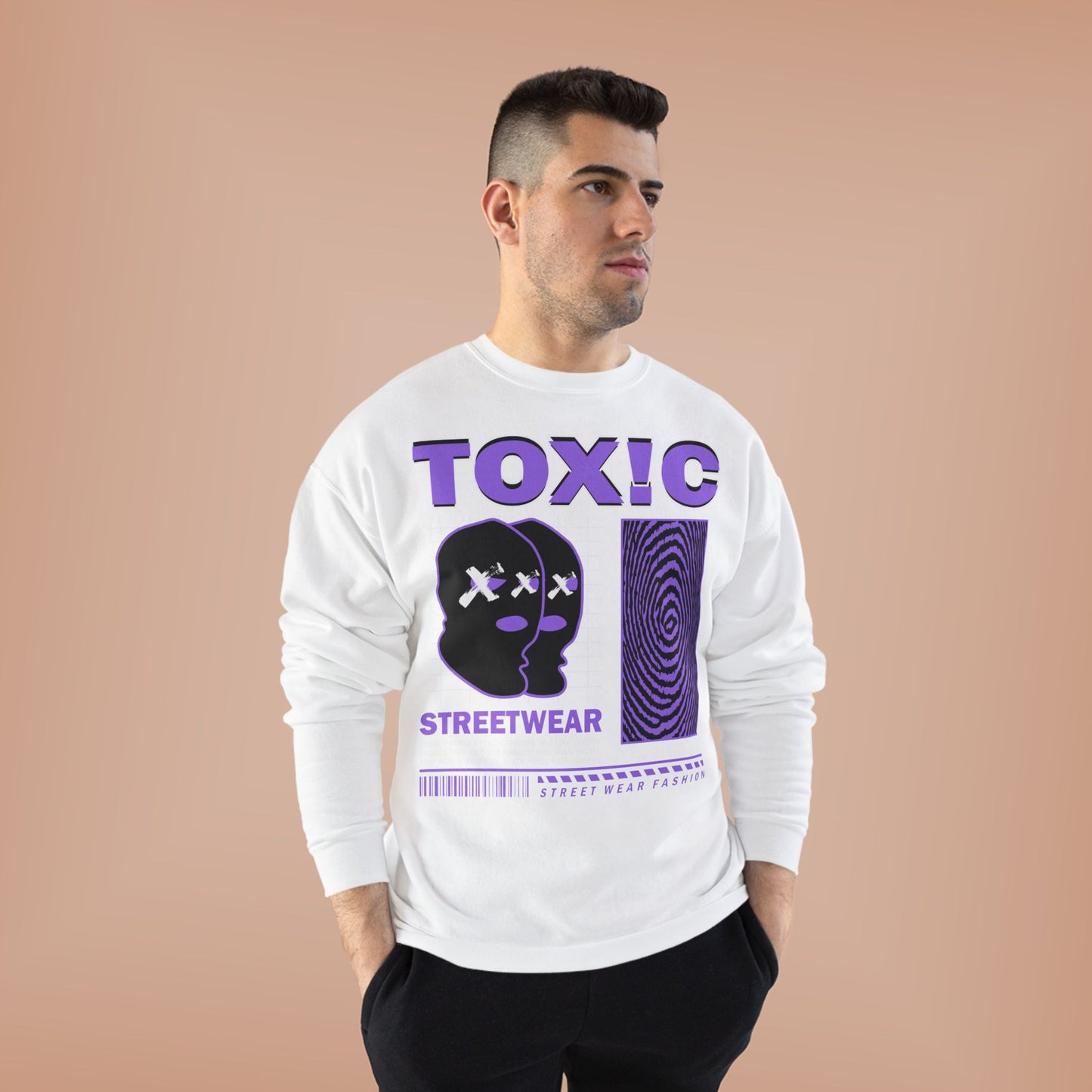 Toxic Streetwear Unisex EcoSmart Crewneck Sweatshirt