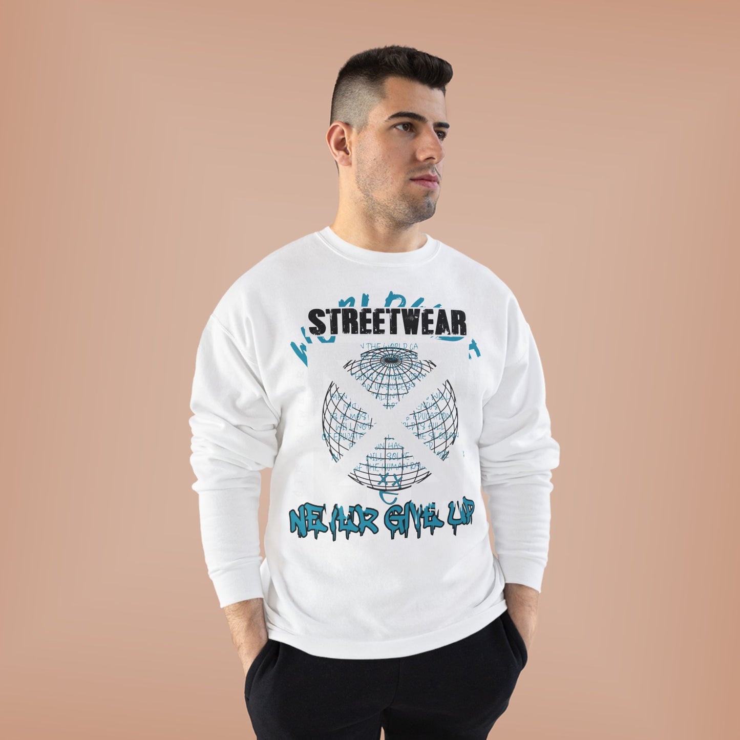 Streetwear Graphic EcoSmart Crewneck Sweatshirt - Unisex Casual Fashion